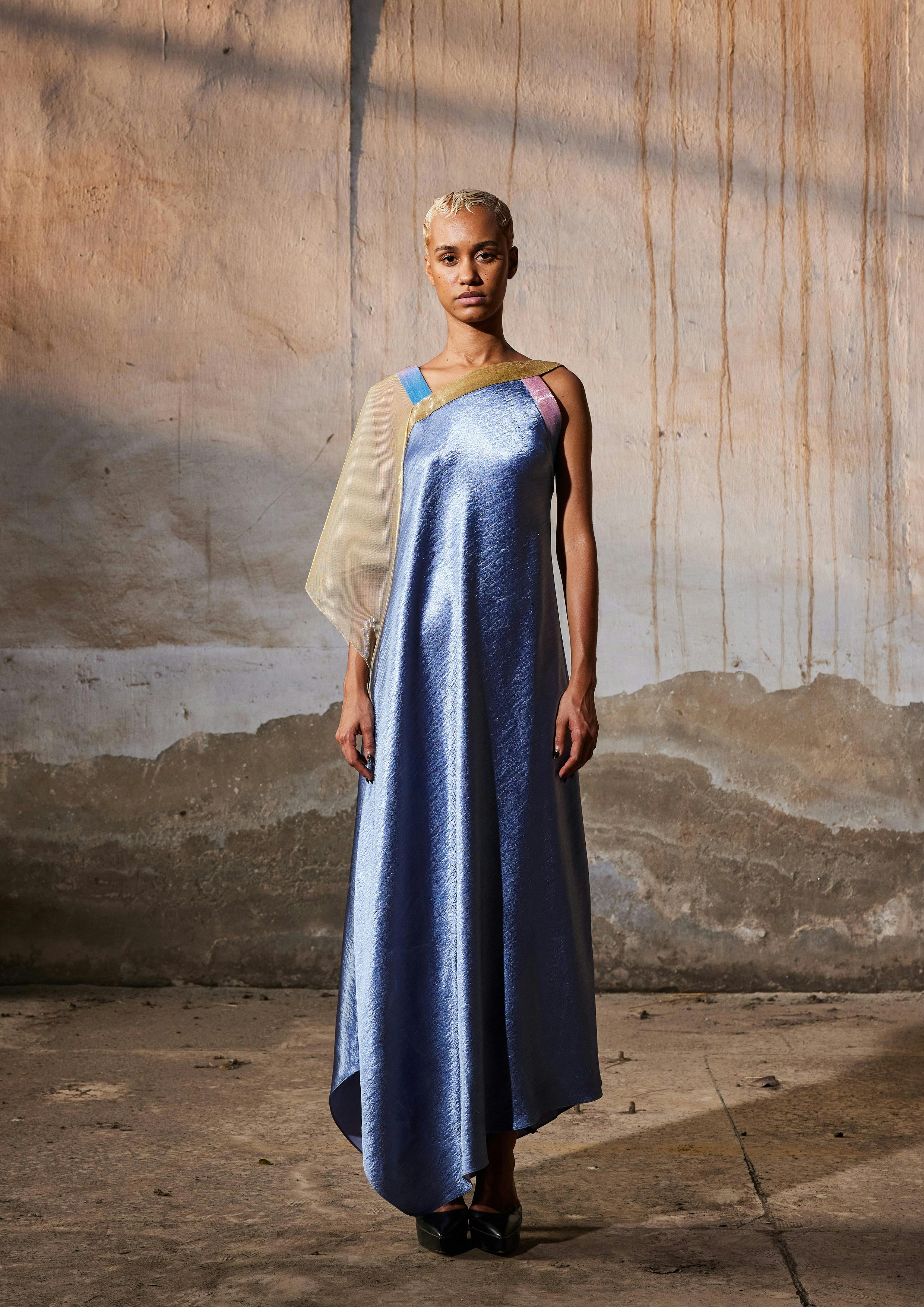 Asymmetric One-Sleeve Dress, a product by AKHL