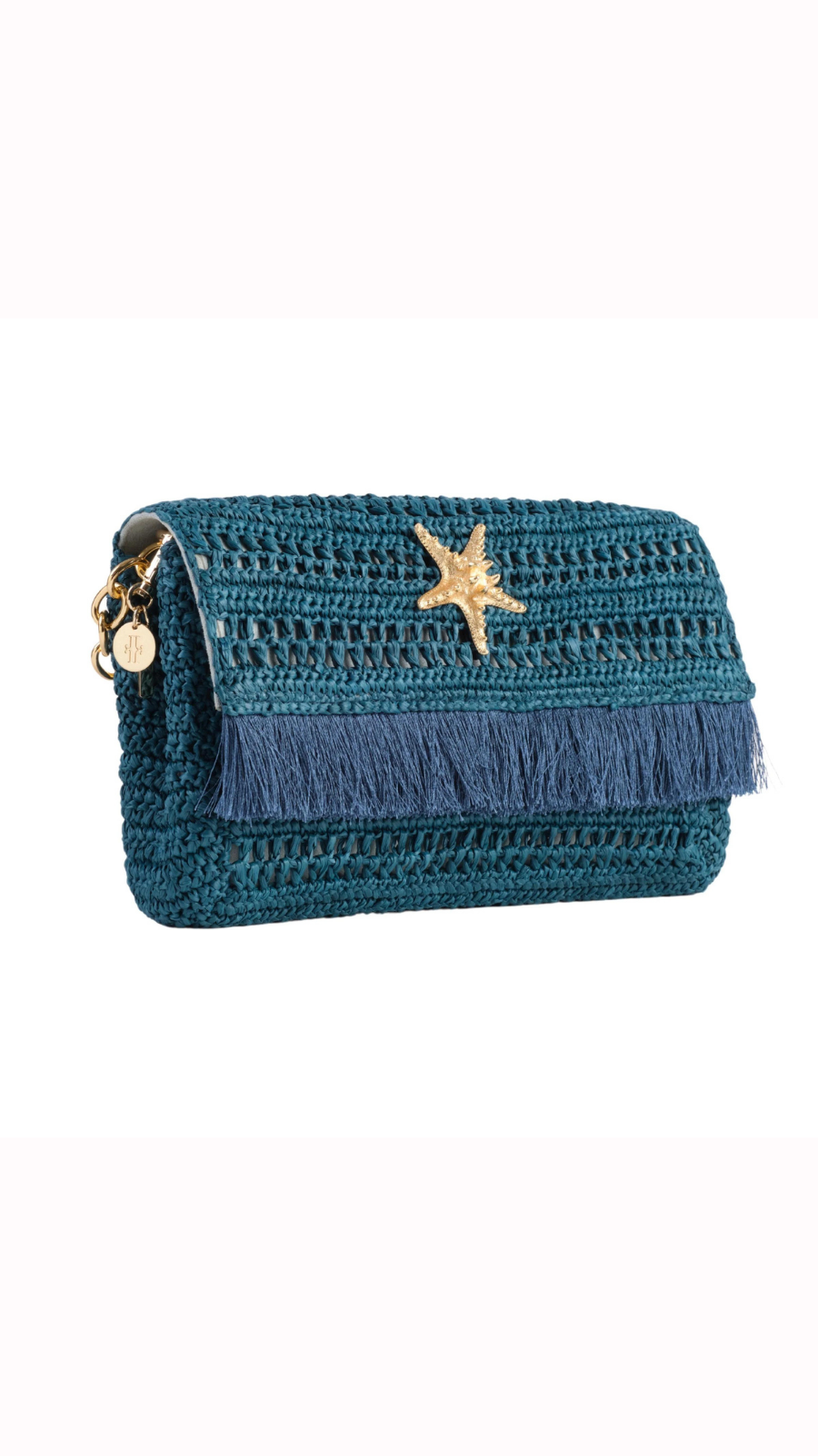 Thumbnail preview #1 for Slim Real Raffia Clutch