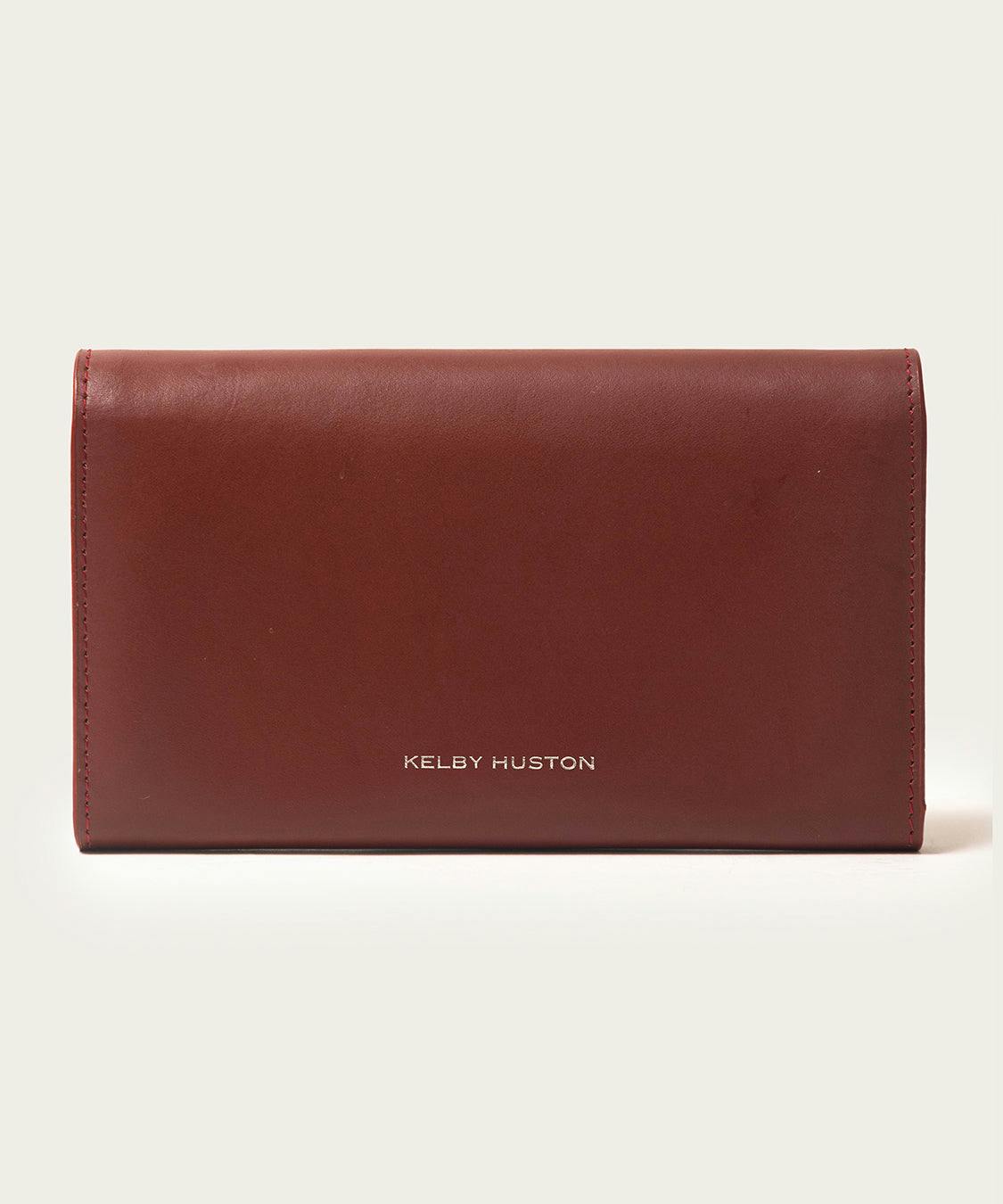 Thumbnail preview #3 for CAROLENA CLUTCH - Burgundy
