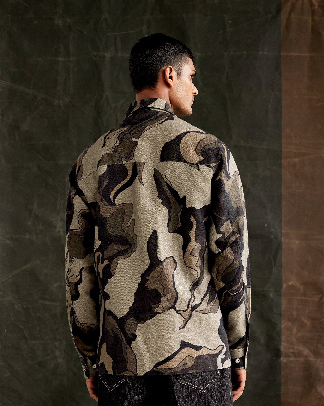 Thumbnail preview #1 for Molten Camouflage Overshirt