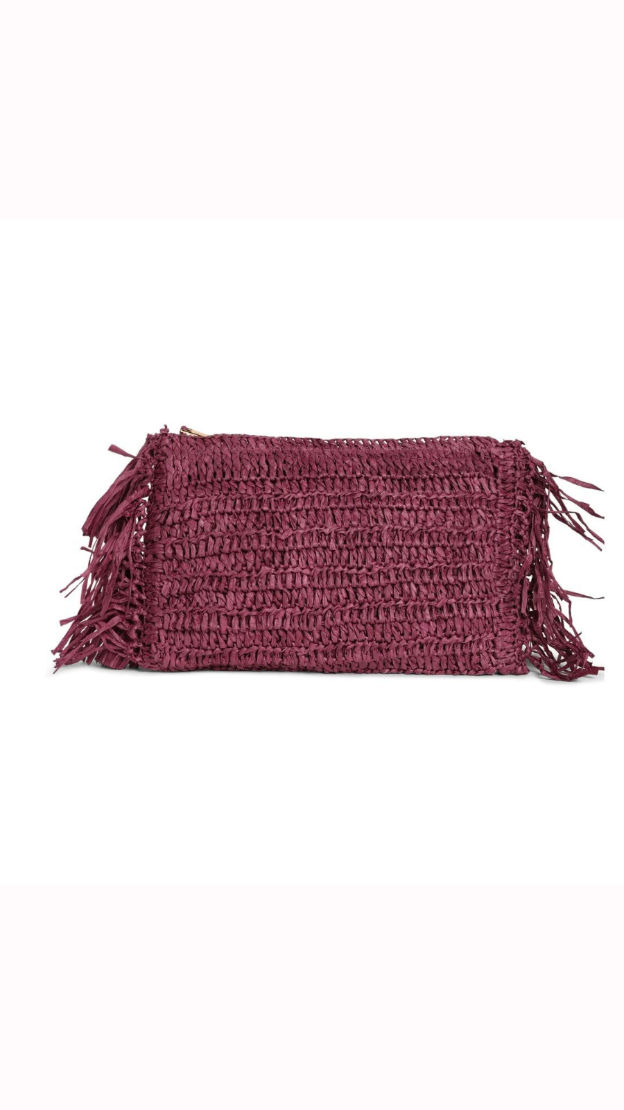 Thumbnail preview #2 for Raffia Clutch with tassels