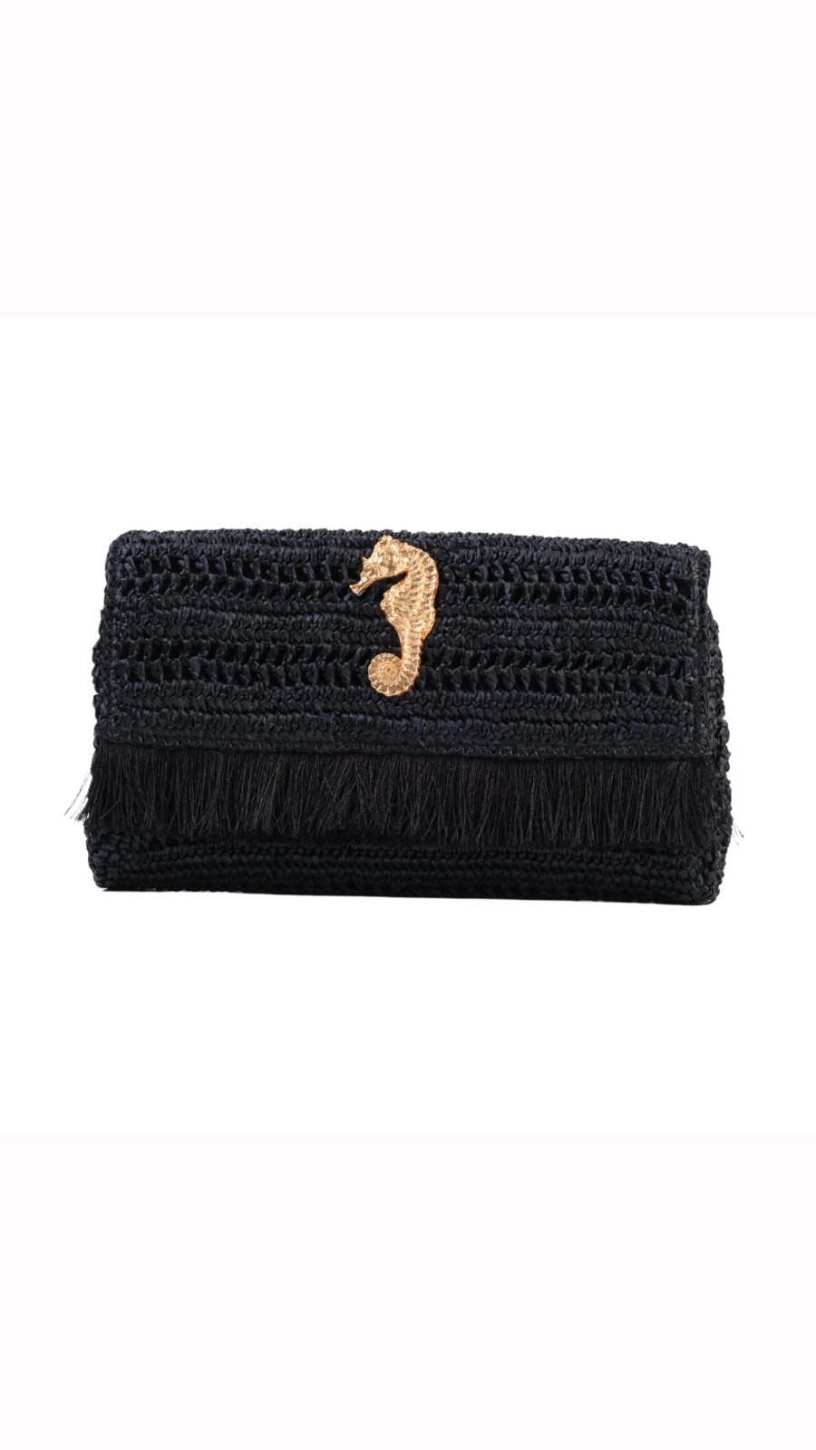 Thumbnail preview #4 for Slim Real Raffia Clutch