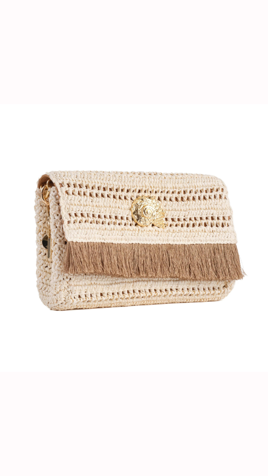 Thumbnail preview #3 for Slim Real Raffia Clutch