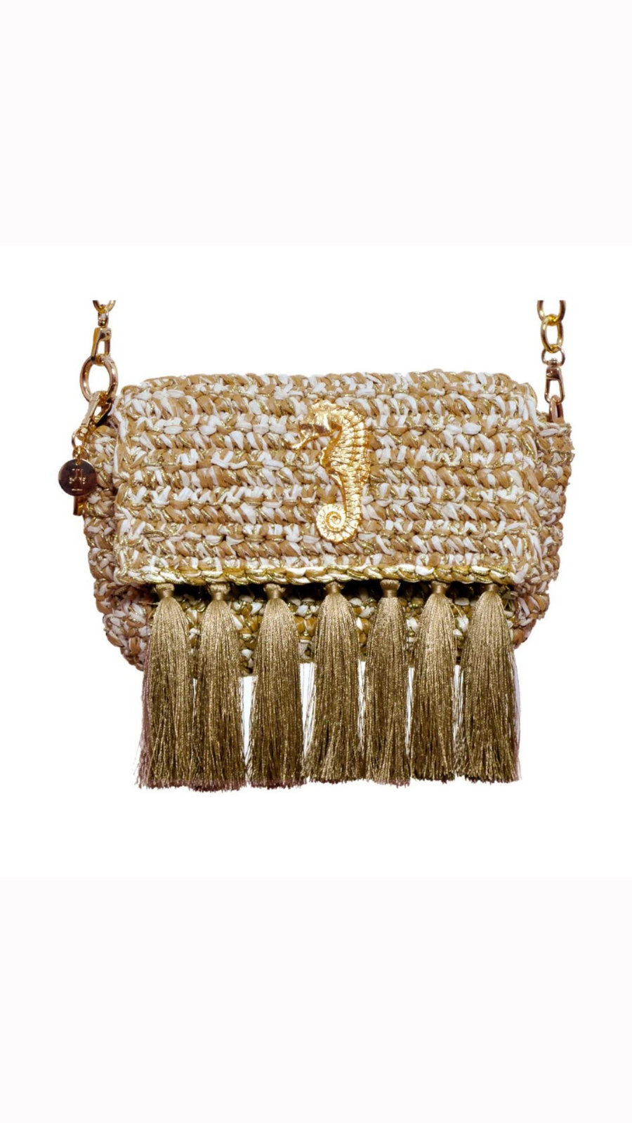 Thumbnail preview #1 for 4 Weave Real Raffia Clutch