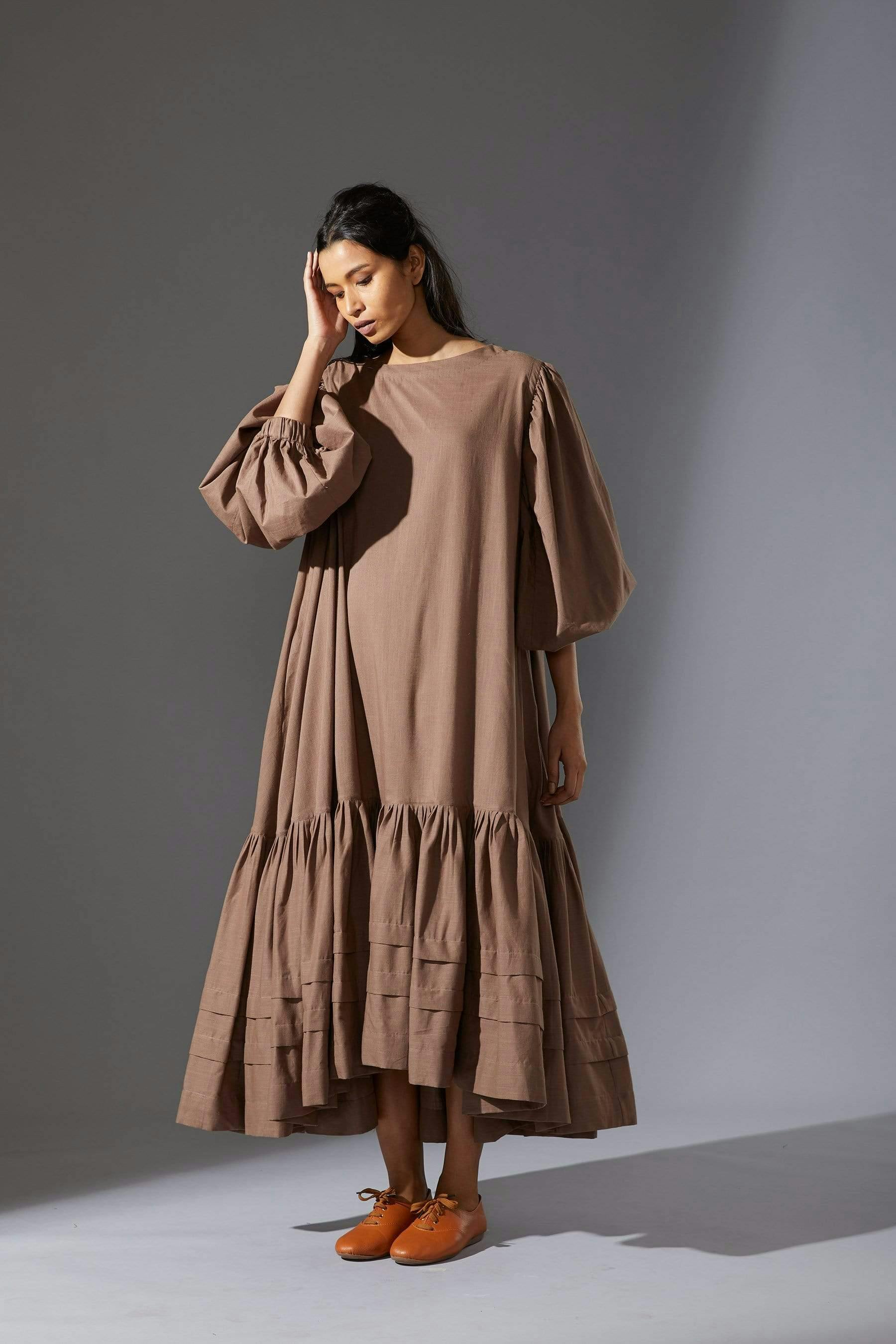 Mati Kaavya Beige Dress, a product by Style Mati