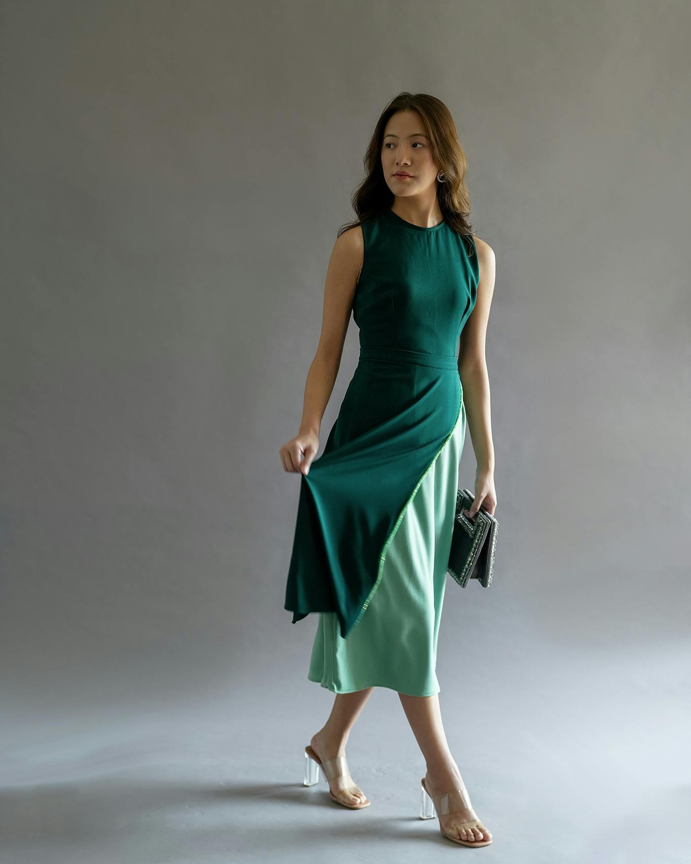 Thumbnail preview #3 for Mint green skirt set