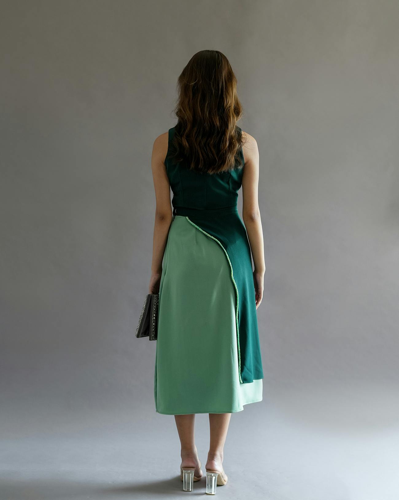Thumbnail preview #2 for Mint green skirt set