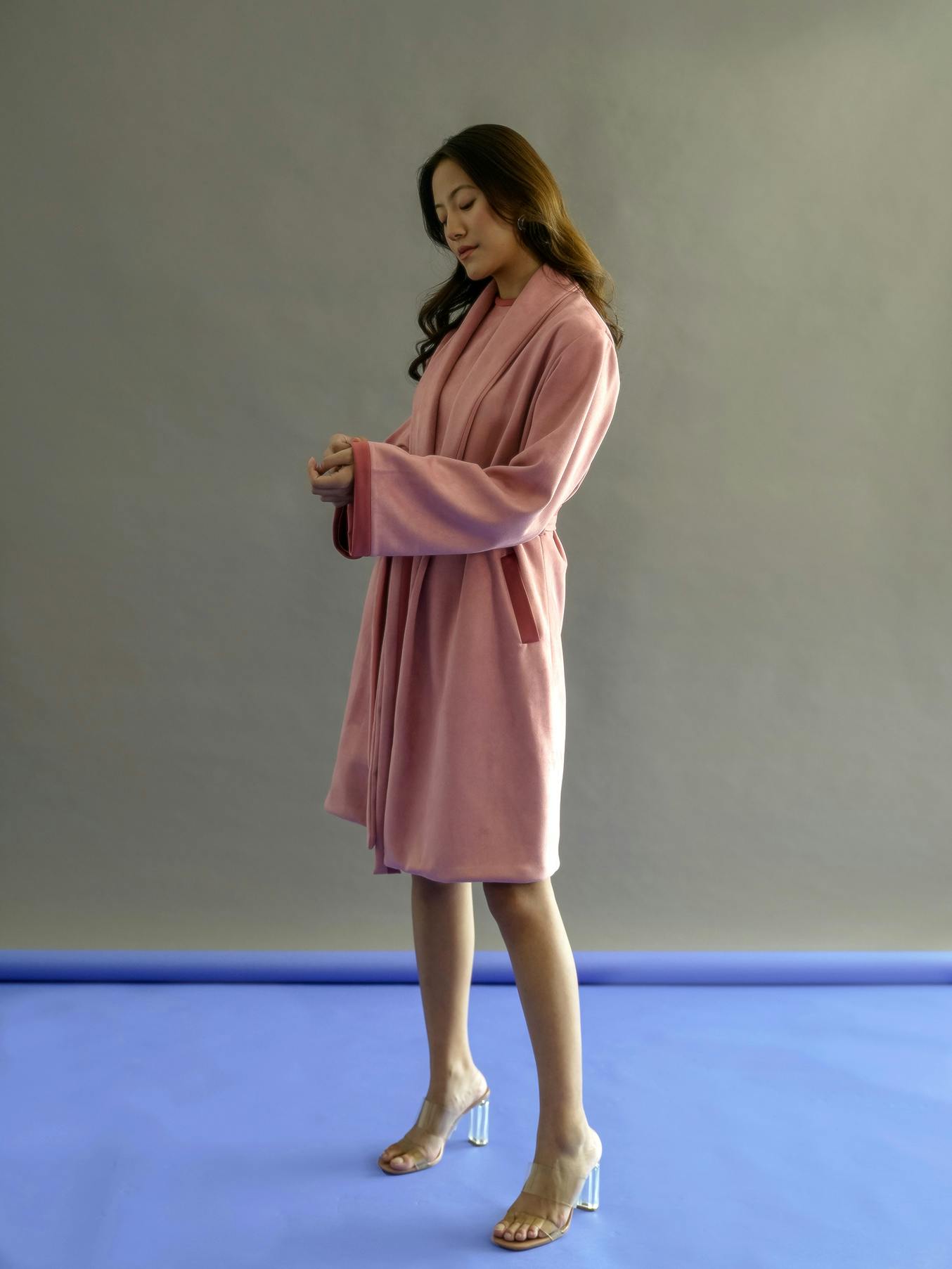 Thumbnail preview #1 for Blush pink coat 