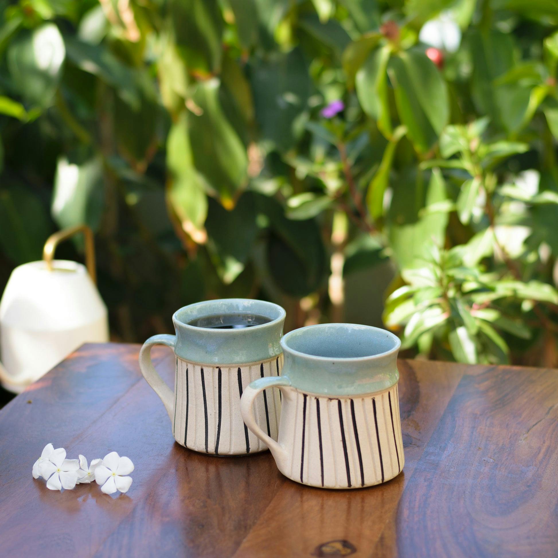 Lola Mugs Blue - Set of 2, a product by Oh Yay project