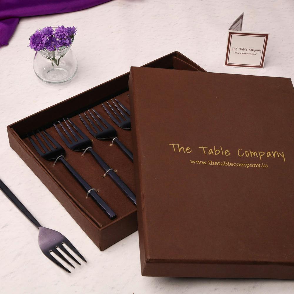 The Classic Titanium Tea Fork - Set of 6, a product by The Table Company
