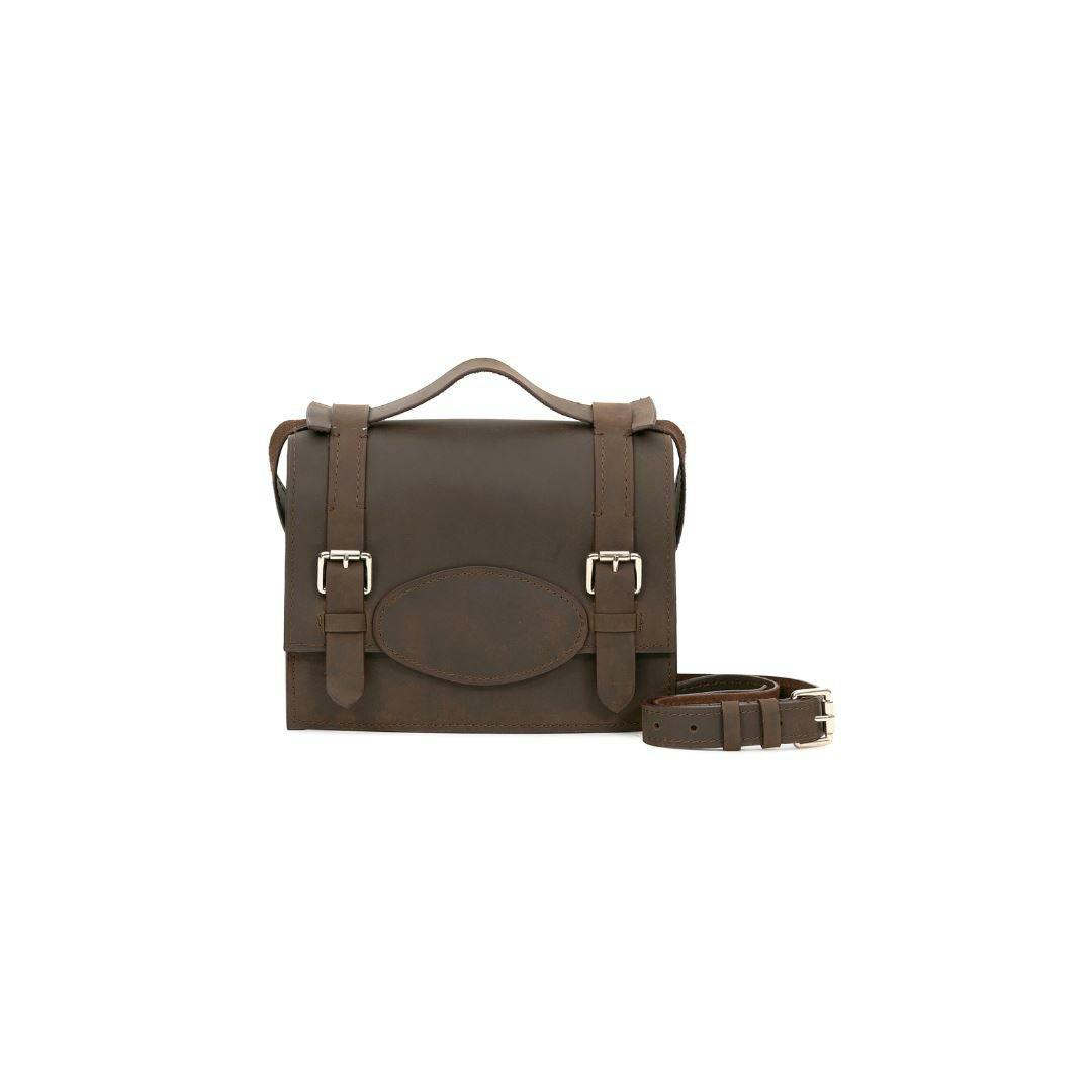 Cargo Unisex Crossbody in Distressed Brown, a product by Mistry 