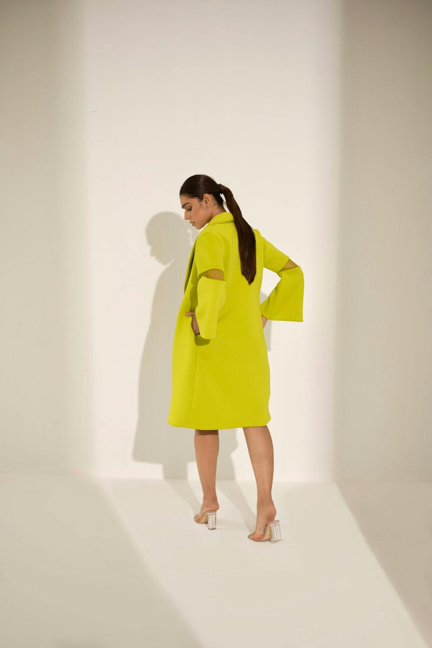 Thumbnail preview #4 for Lime green coat set