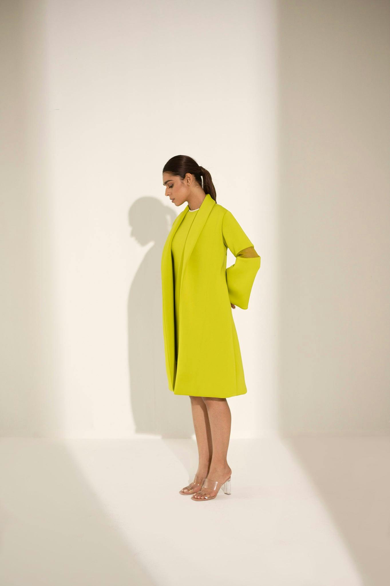 Thumbnail preview #3 for Lime green coat set