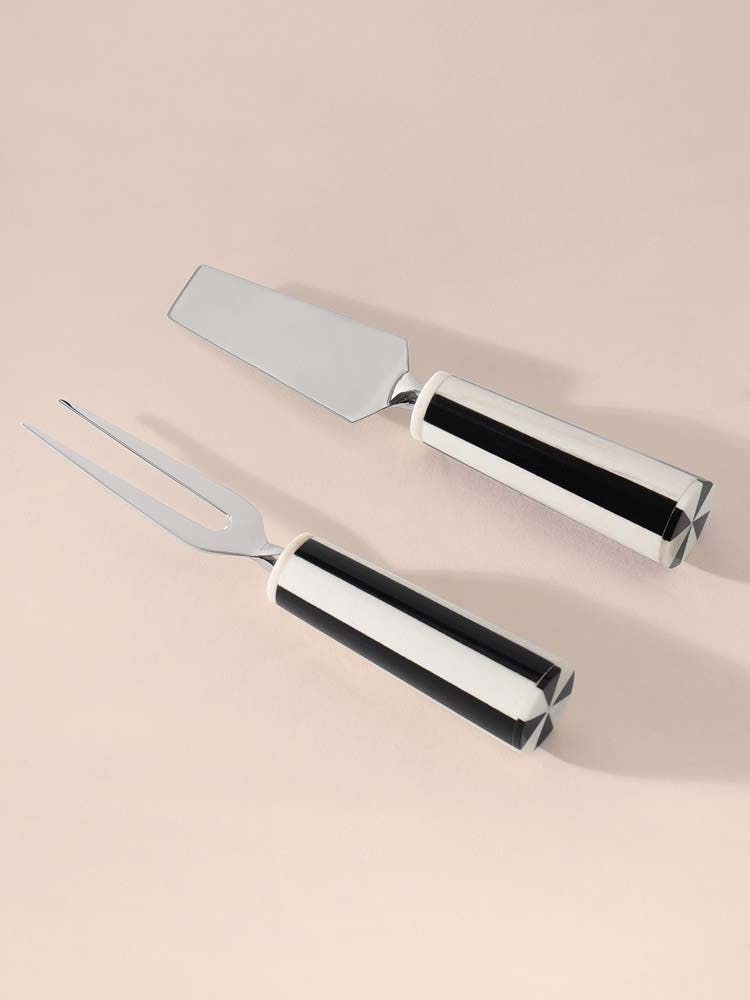 On Your Stripes Cheese Knives (Set of 2), a product by Table Manners