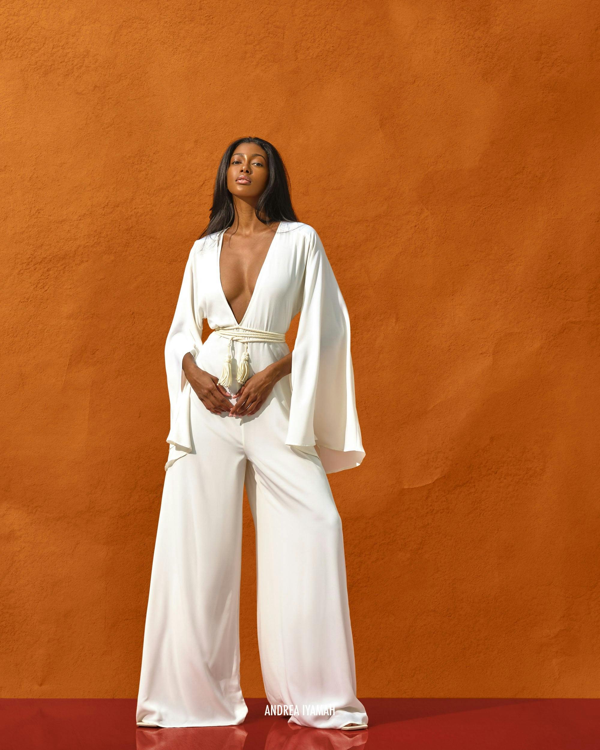 LILI JUMPSUIT - IVORY, a product by Andrea Iyamah