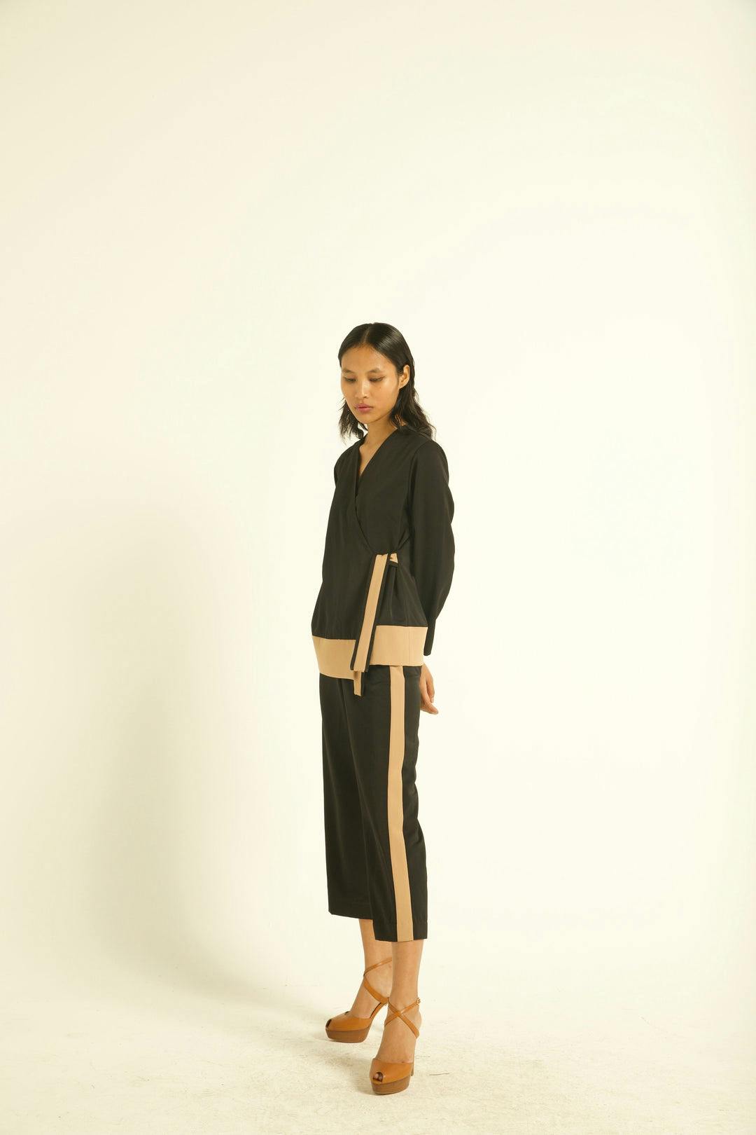 Side Tie Colour Block Co-Ord Set, a product by Dash & Dot