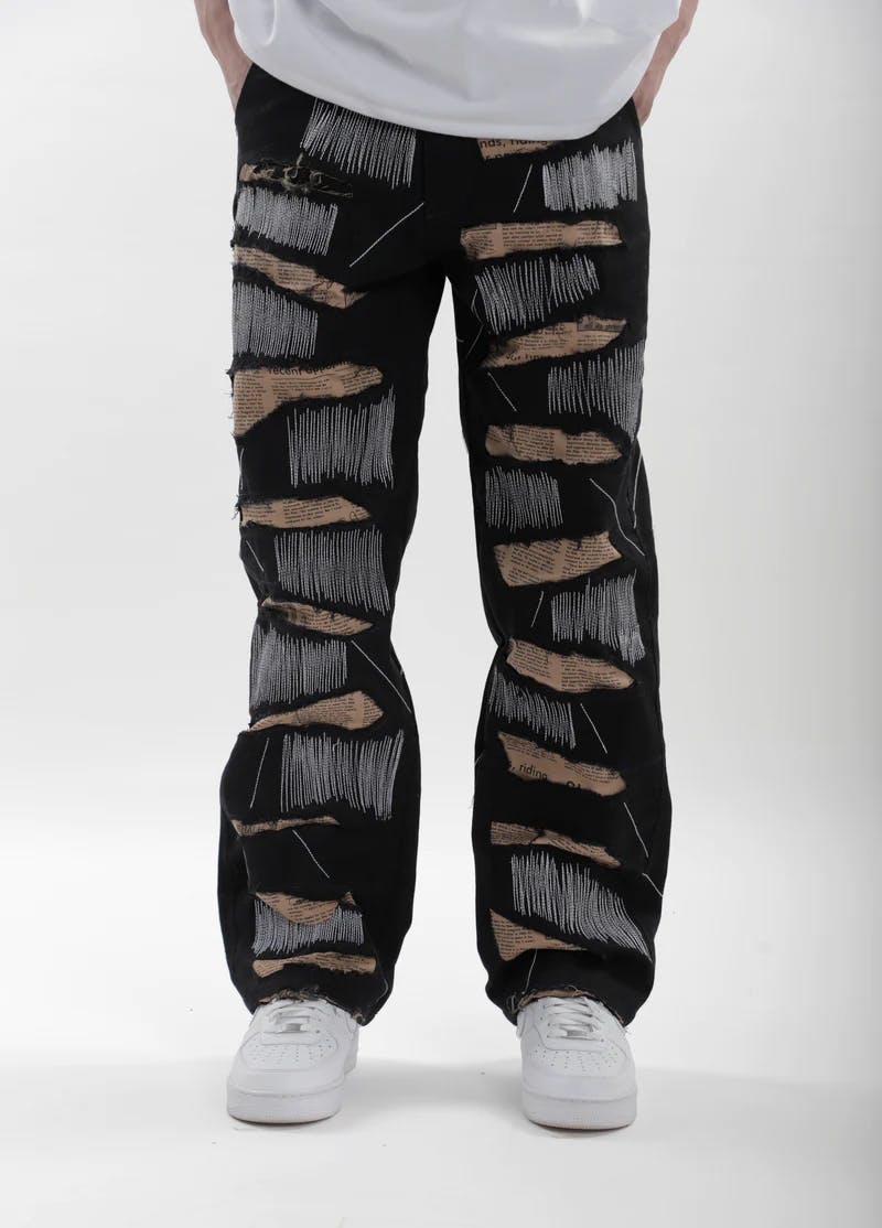 Black Ripped Jeans, a product by TOFFLE
