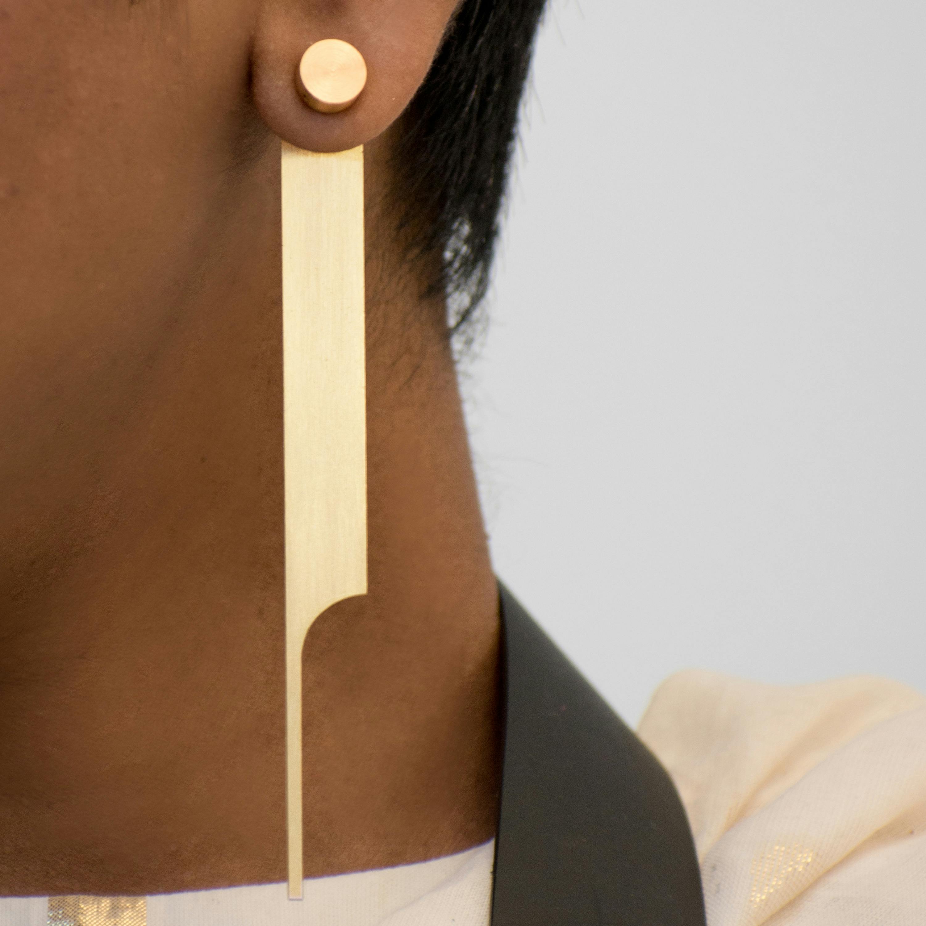 The Sharp End Earrings, a product by NO NA MÉ