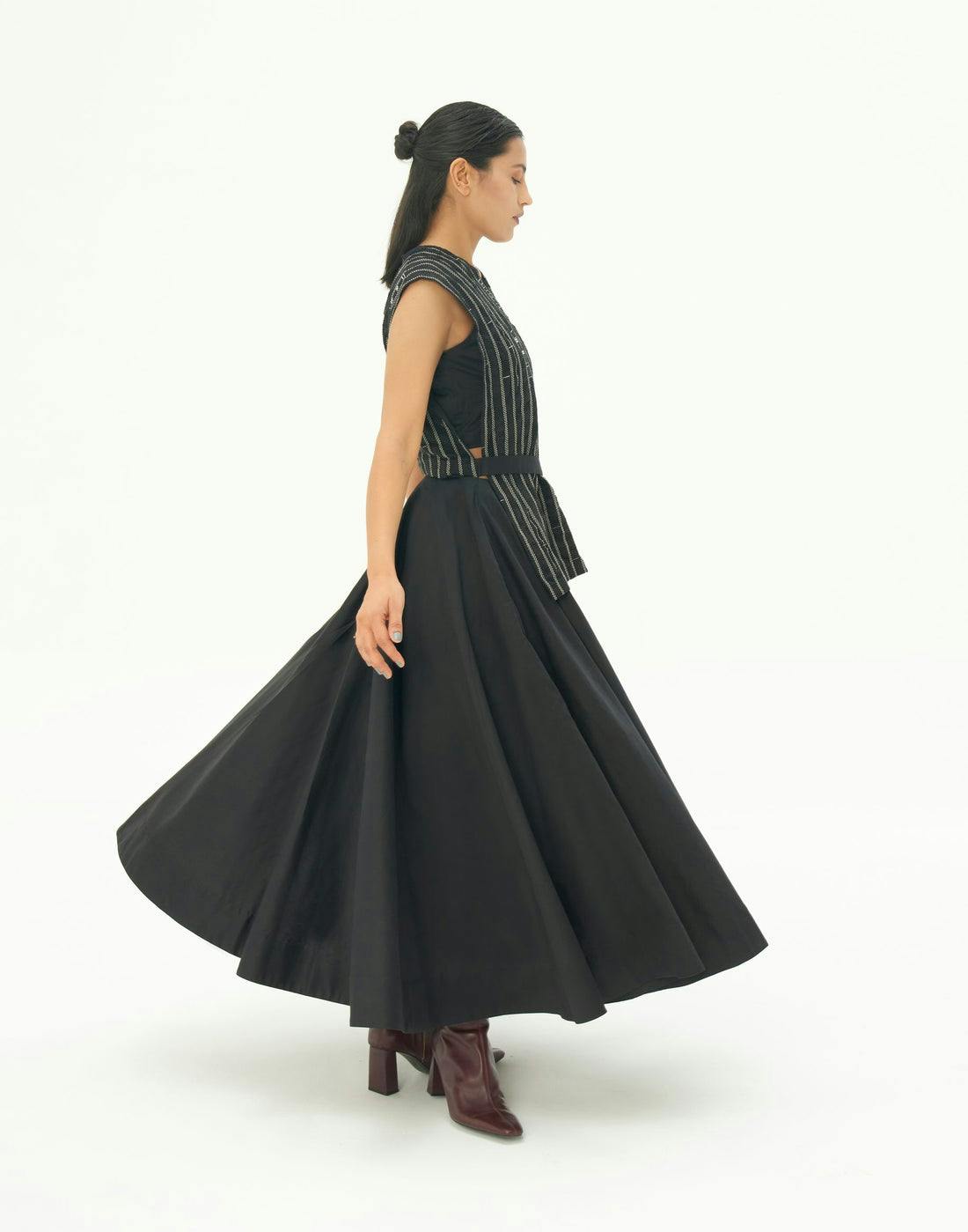 Twirl in black dress, a product by Corpora Studio
