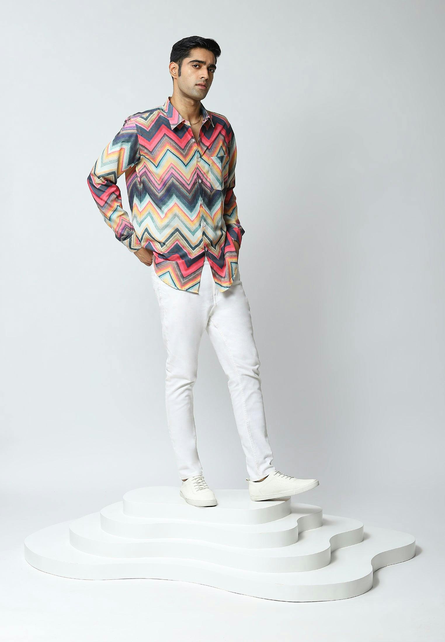 Additional image of 'Omani Mirage' Mens Shirt, a product by Lola's