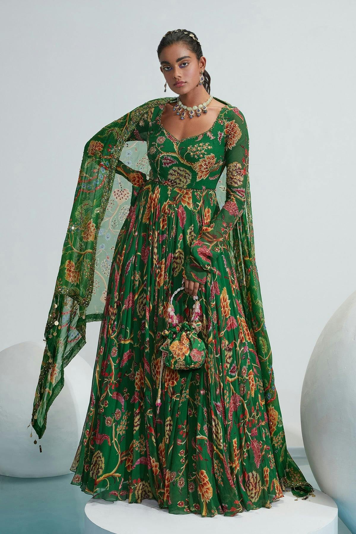 Sadia Khateeb In Marwa, a product by Mahima Mahajan