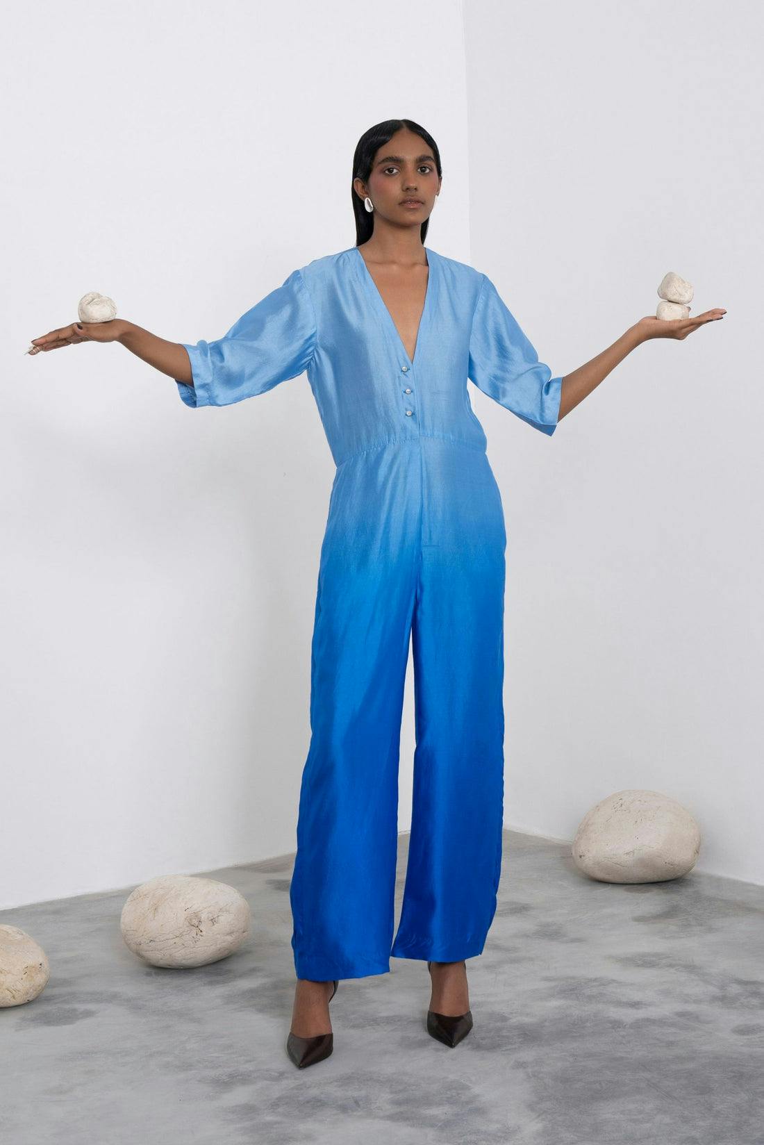 Thumbnail preview #2 for Ombre Boxy Jumpsuit