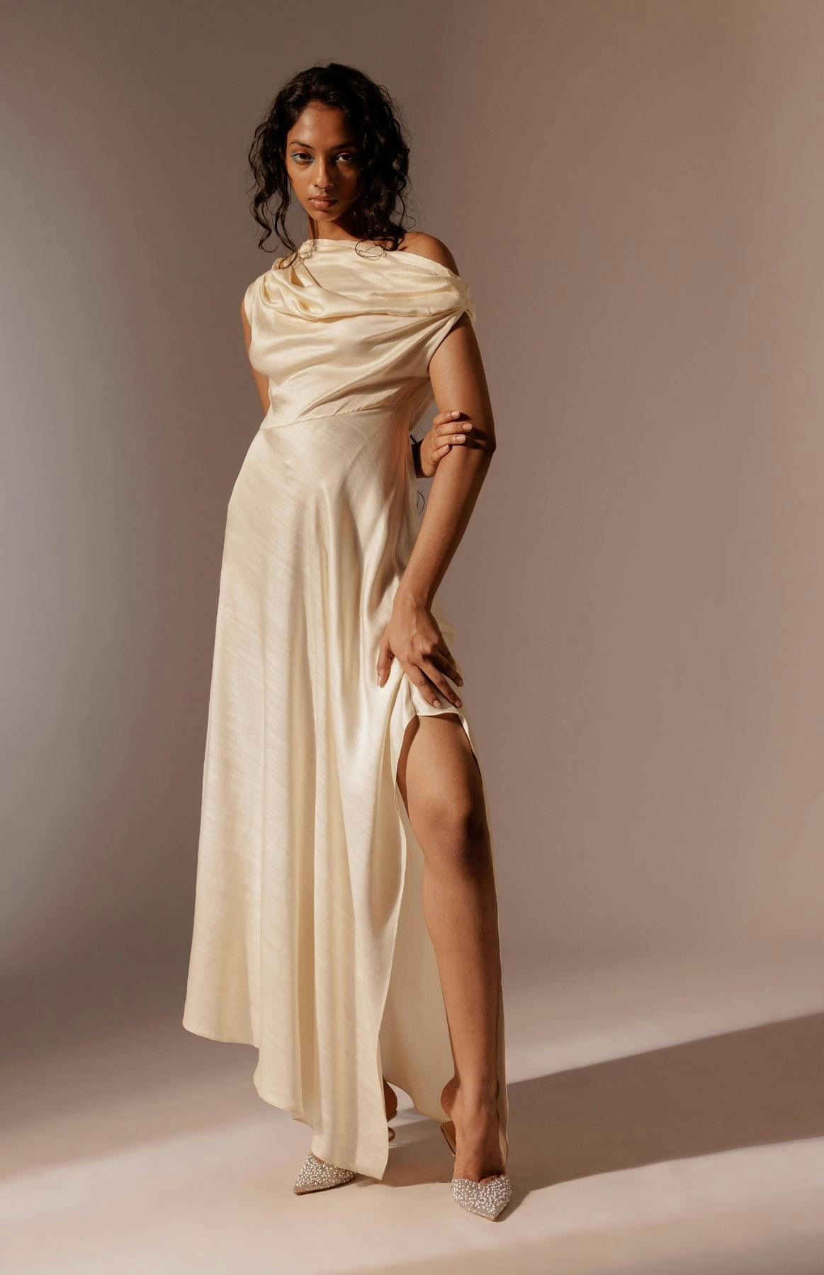 Elio Draped Dress, a product by Advait India