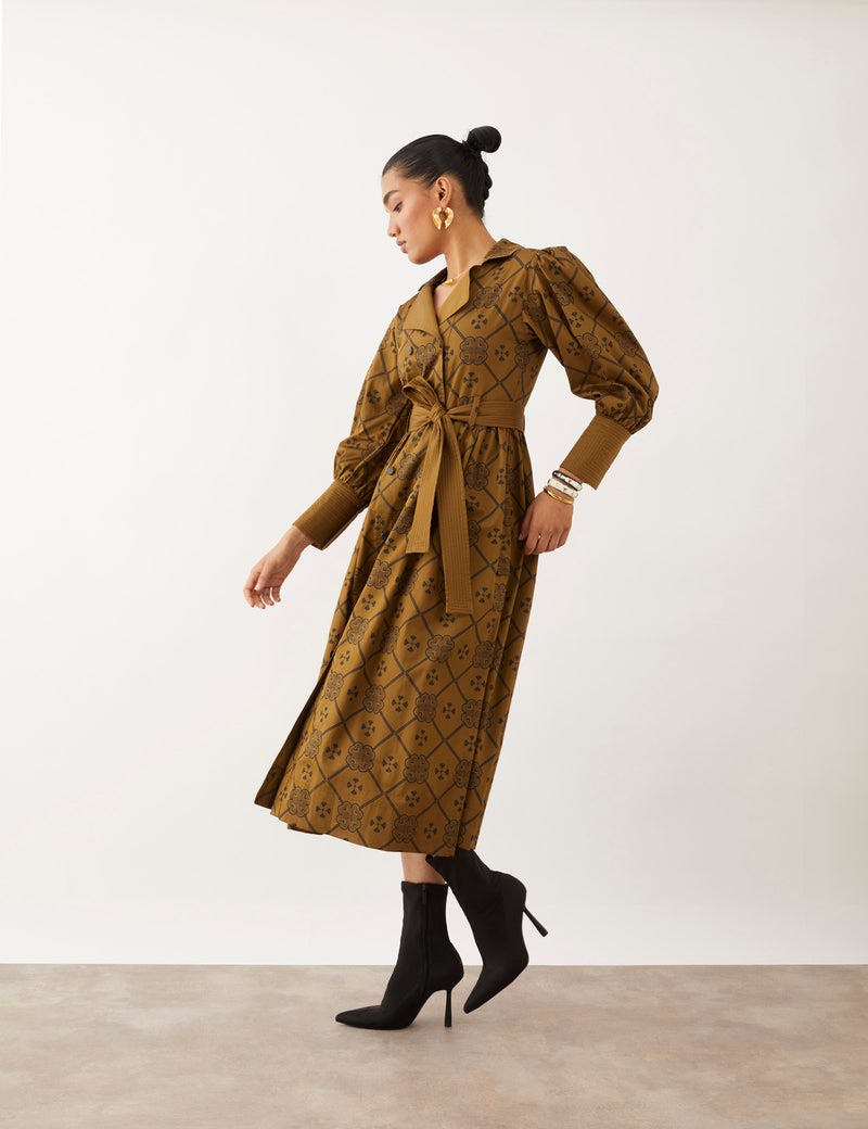 MILORI DRESS - OLIVE, a product by Son of a Noble
