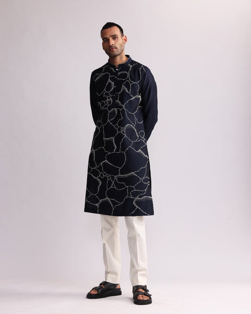 NORMANDY PLACEMENT KURTA SET, a product by Country Made