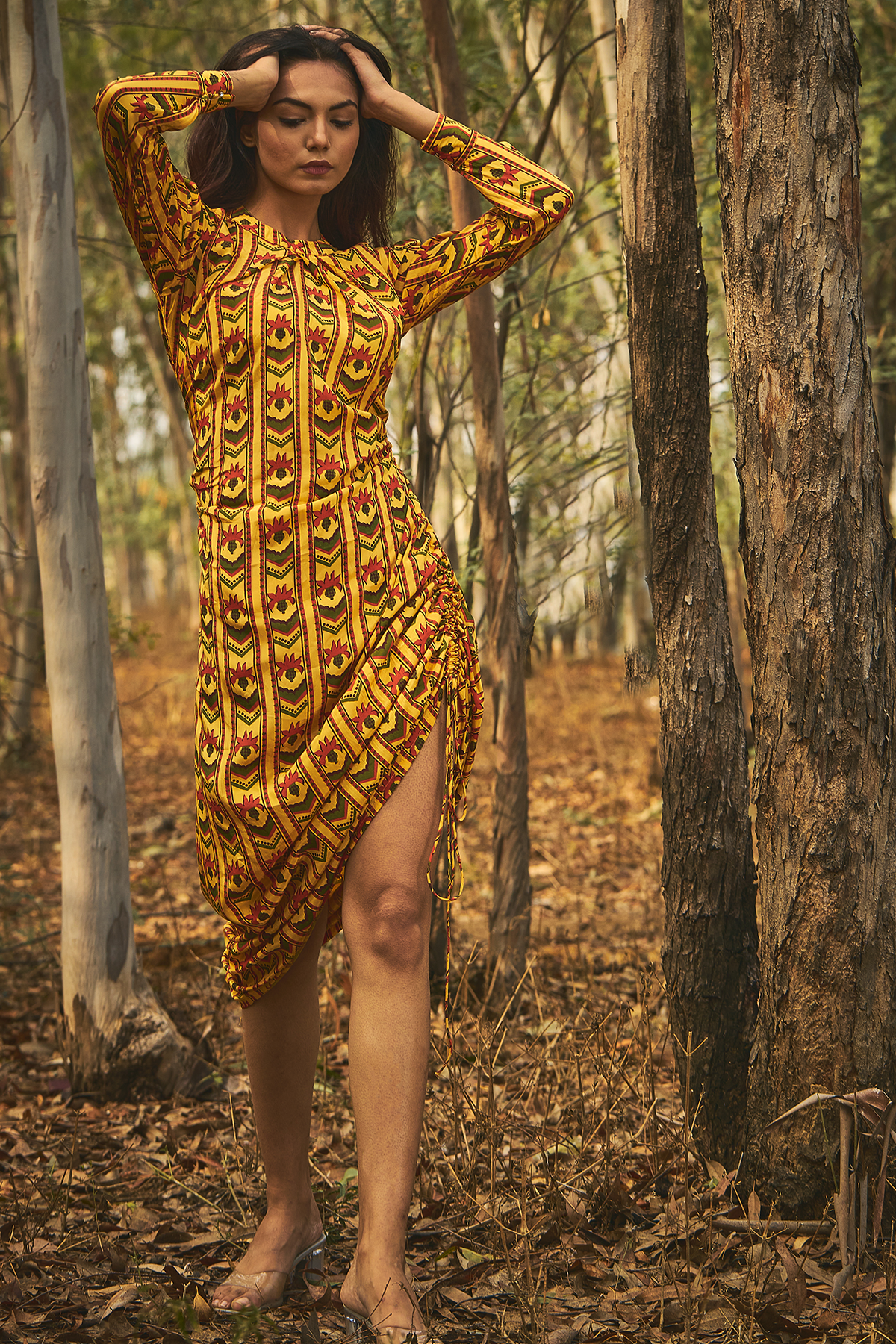 Prickly Sidestring Dress, a product by Baise Gaba