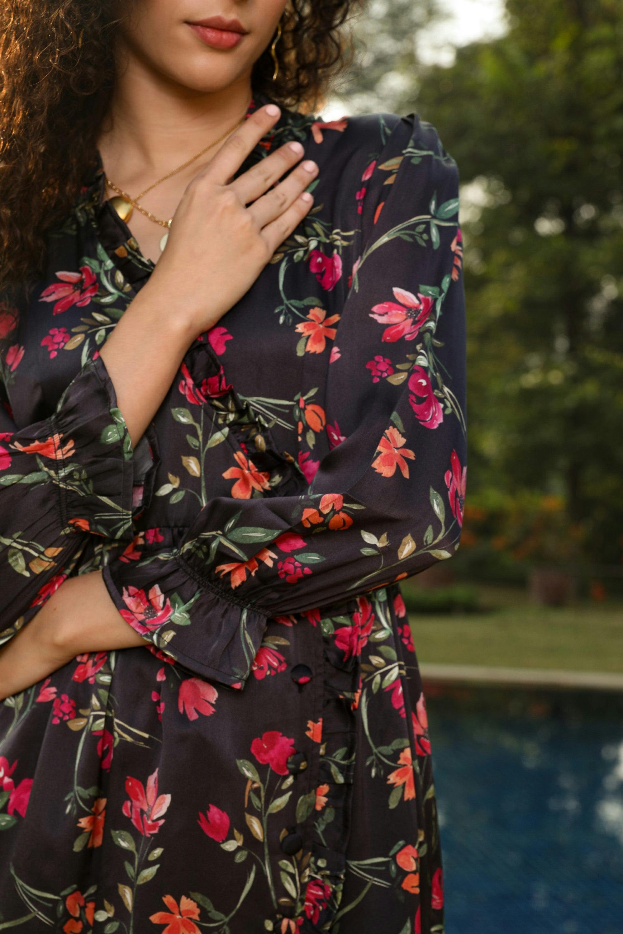 Thumbnail preview #2 for ROSIE WRAP DRESS