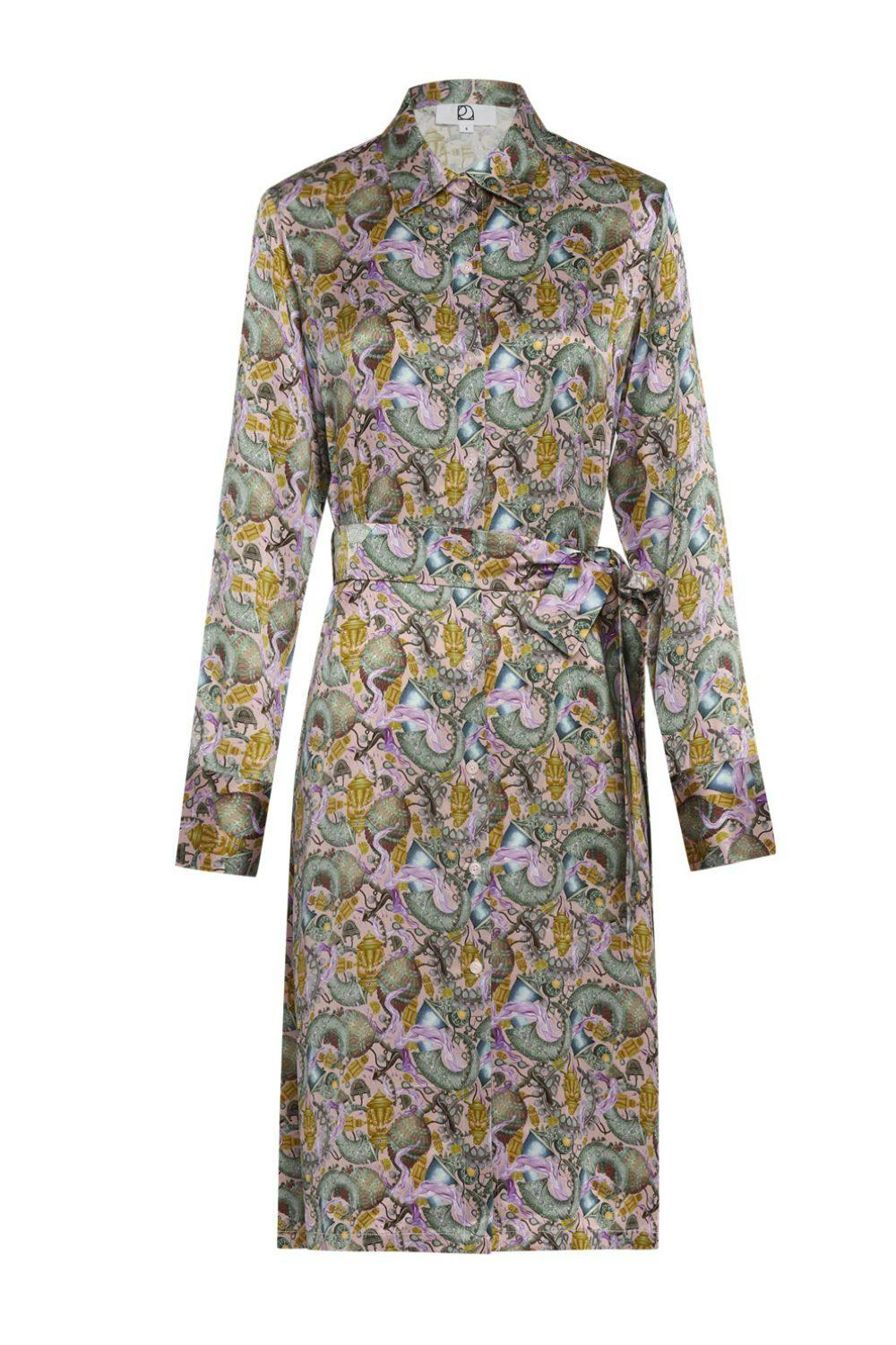 Neoteric Printed Shirt Dress, a product by Portrait of Love