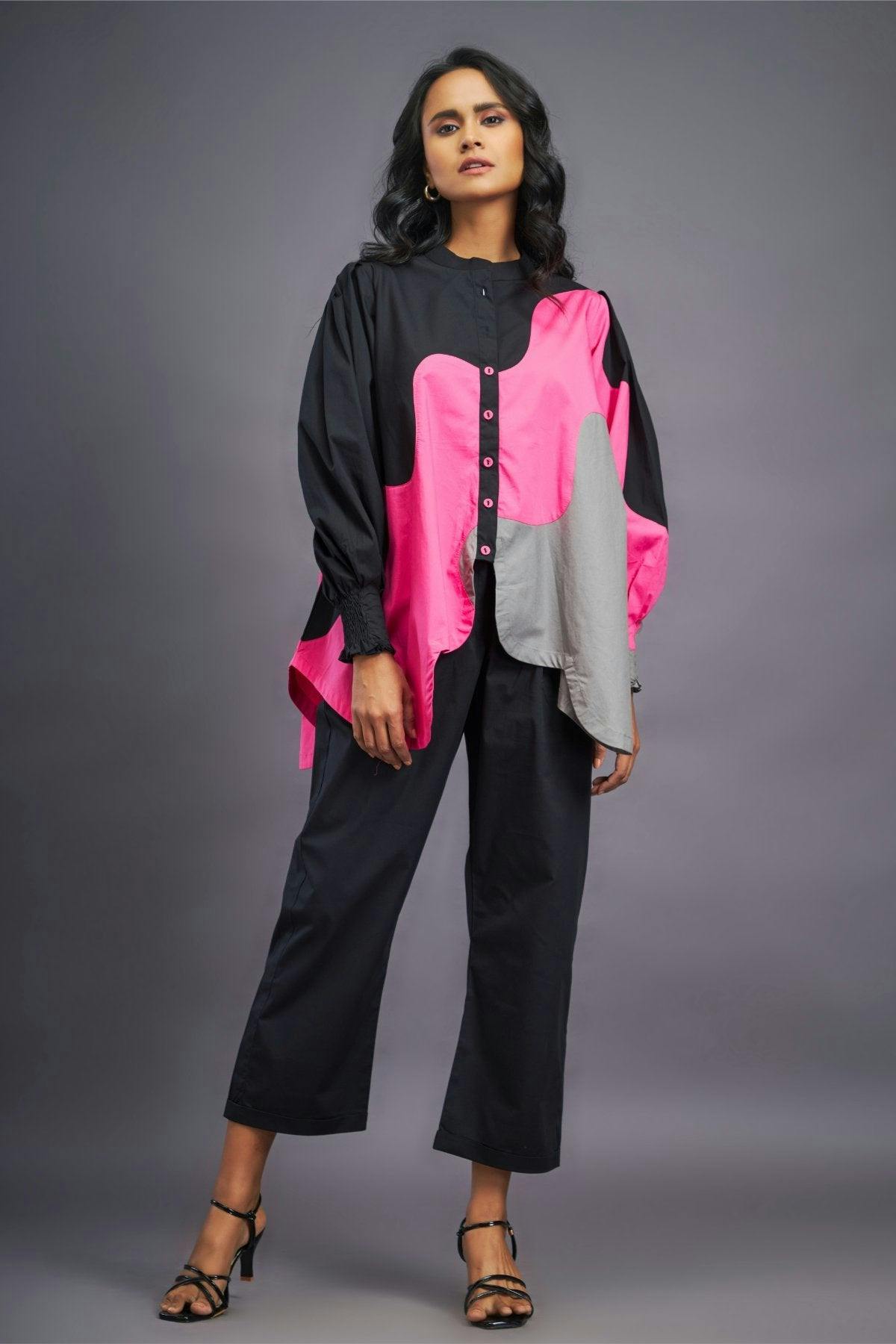 Black Pink Shirt & Pants, a product by Deepika Arora