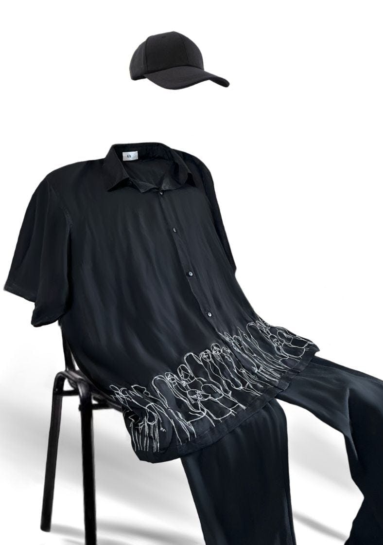 Girls shirt - black, a product by N/A by Nitya