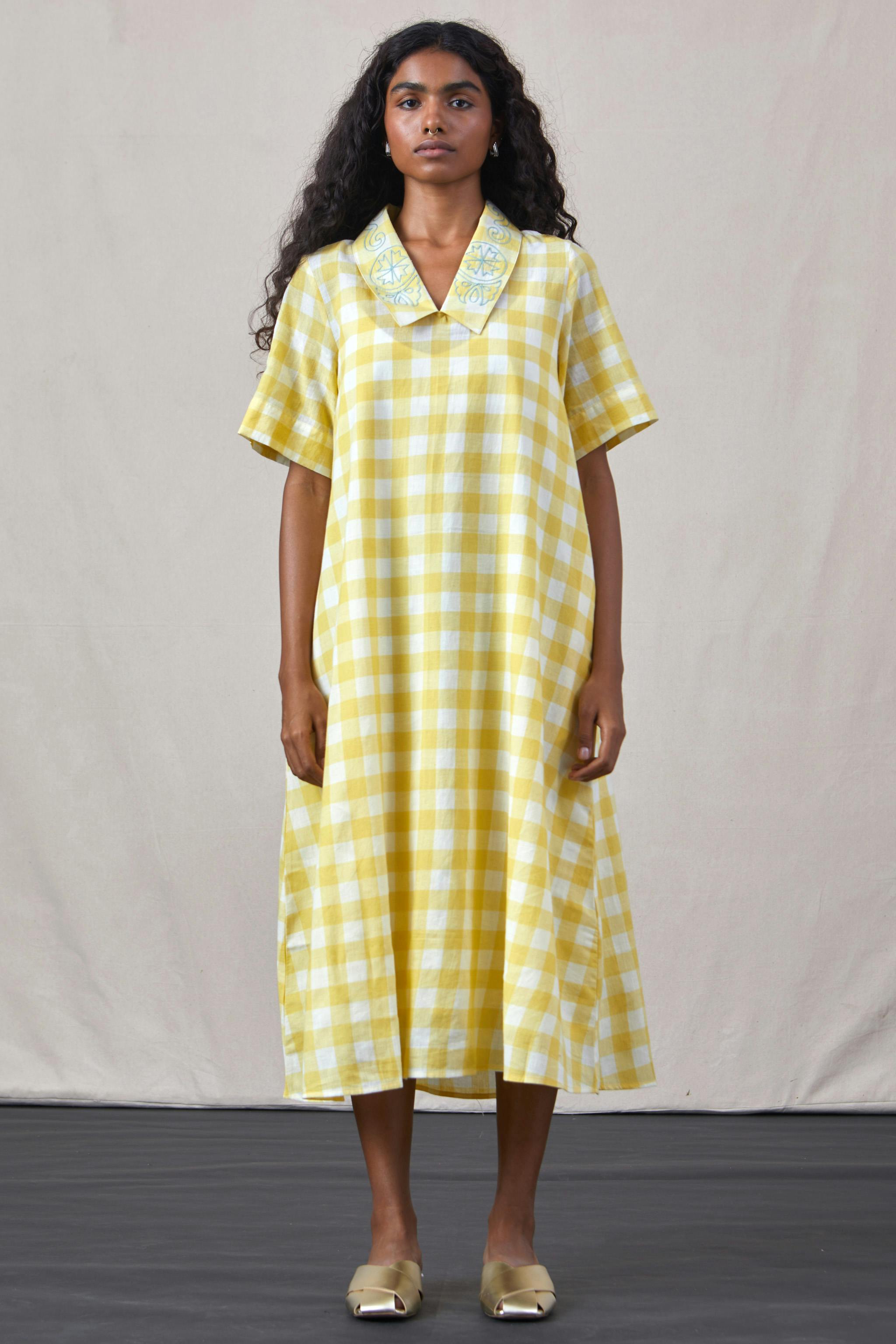 Navvi - Dress Yellow, a product by The Summer House