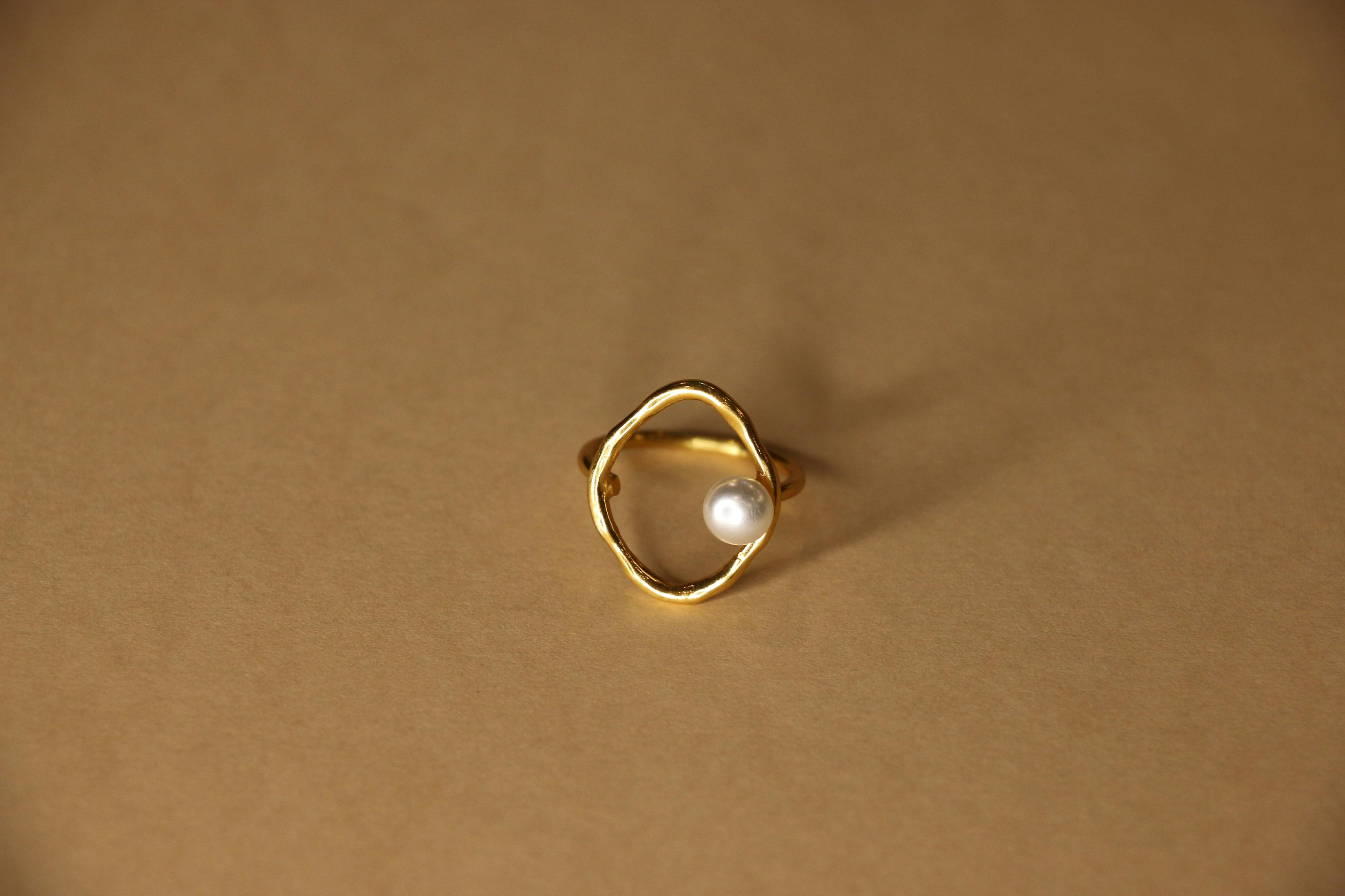 Thumbnail preview #3 for Pearl round ring