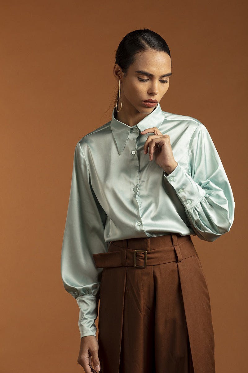 Classic Ice Blue Shirt, a product by Corpora Studio