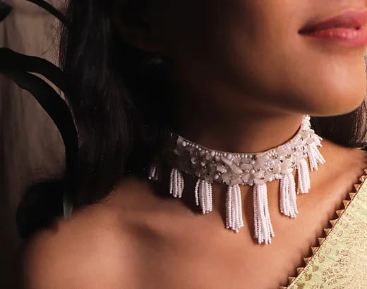 Gisele Choker Necklace, a product by Label Pooja Rohra