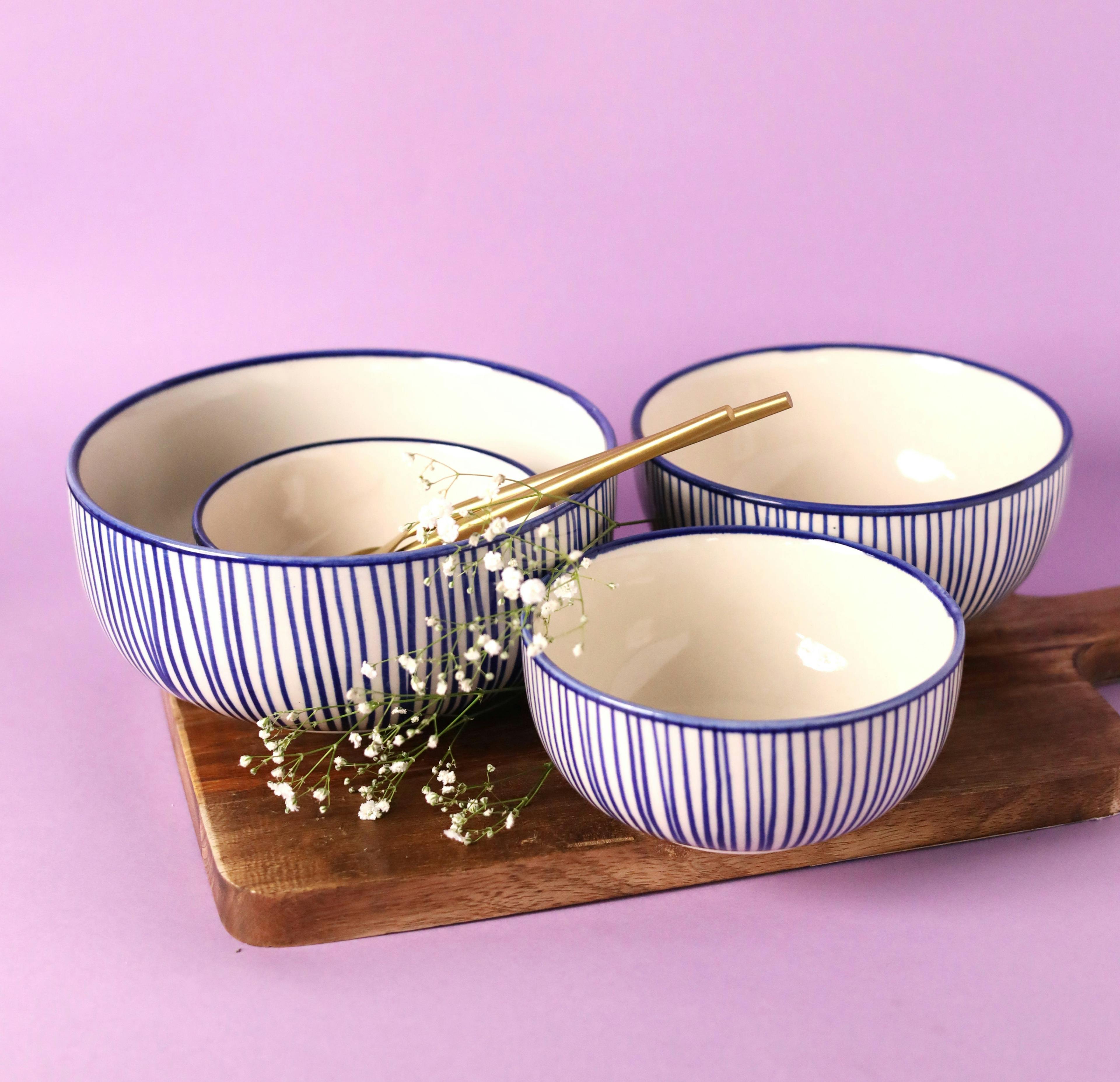 Additional image of Mykonos Nesting Bowl Set of 4, a product by Olive Home accent