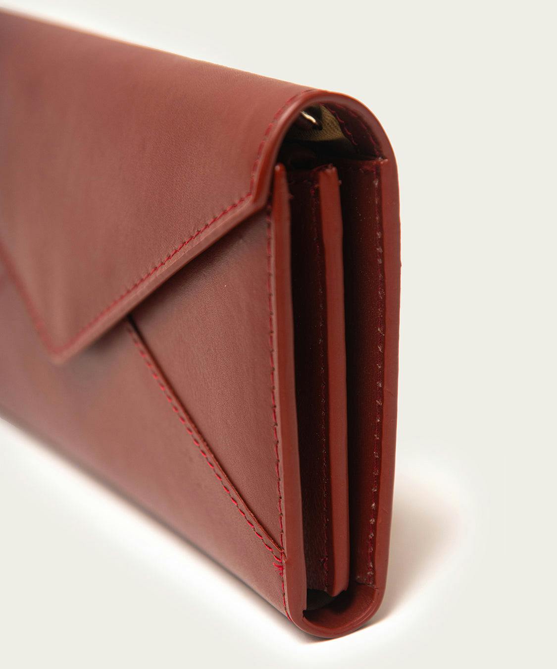 Thumbnail preview #1 for CAROLENA CLUTCH - Burgundy