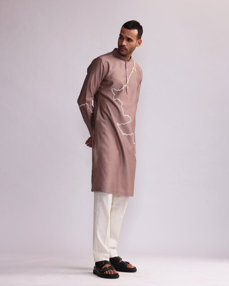 Thumbnail preview #12 for CONTOUR LINE EMBROIDERED KURTA SET