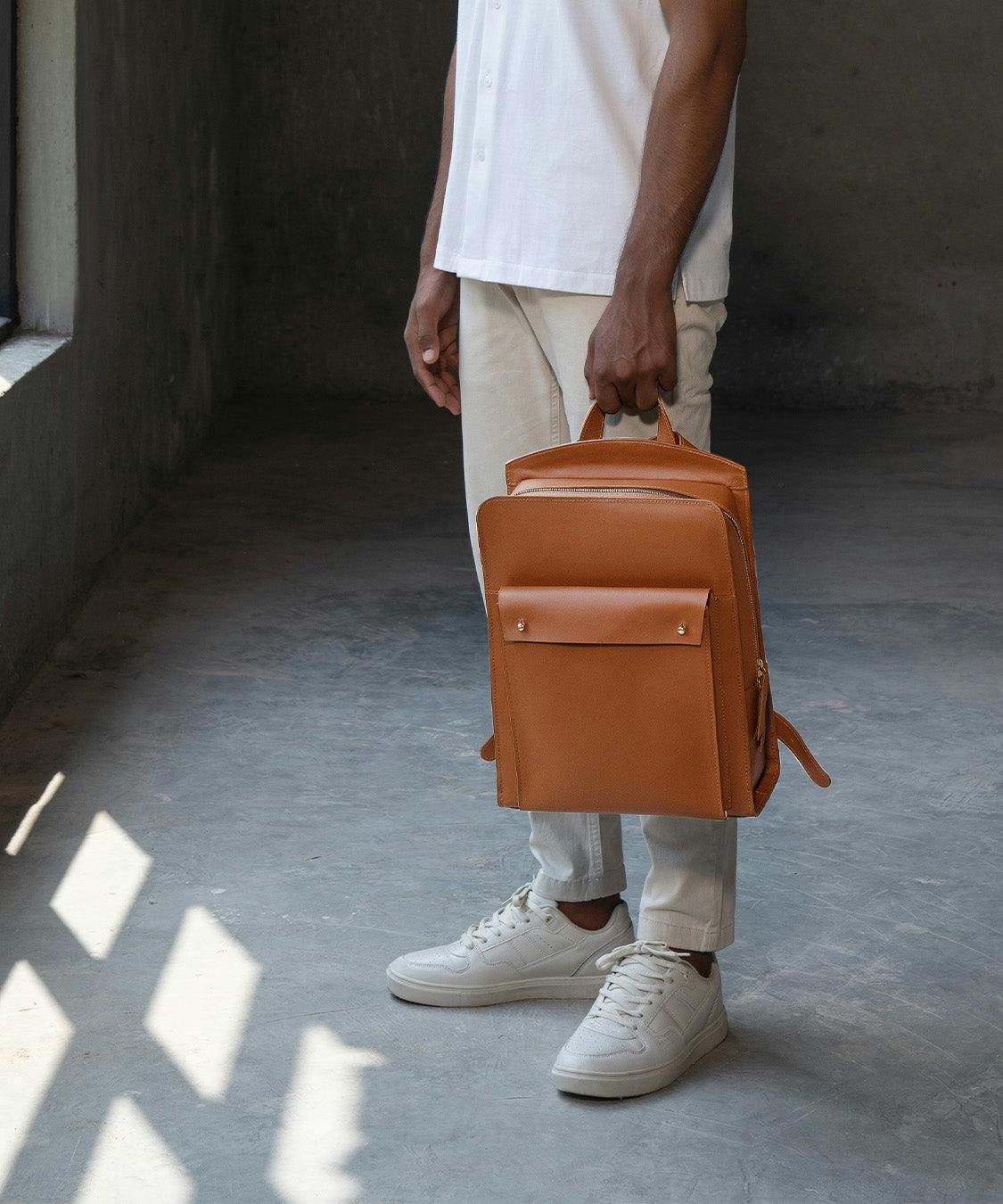 ADLER BACKPACK - Tan, a product by Kelby Huston