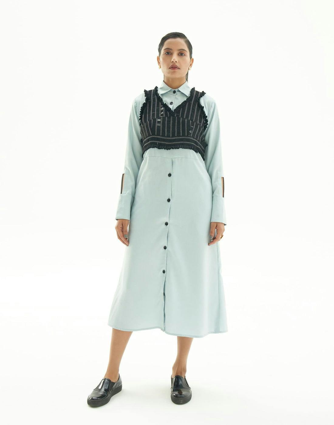 Non-detachable Bustier dress, a product by Corpora Studio