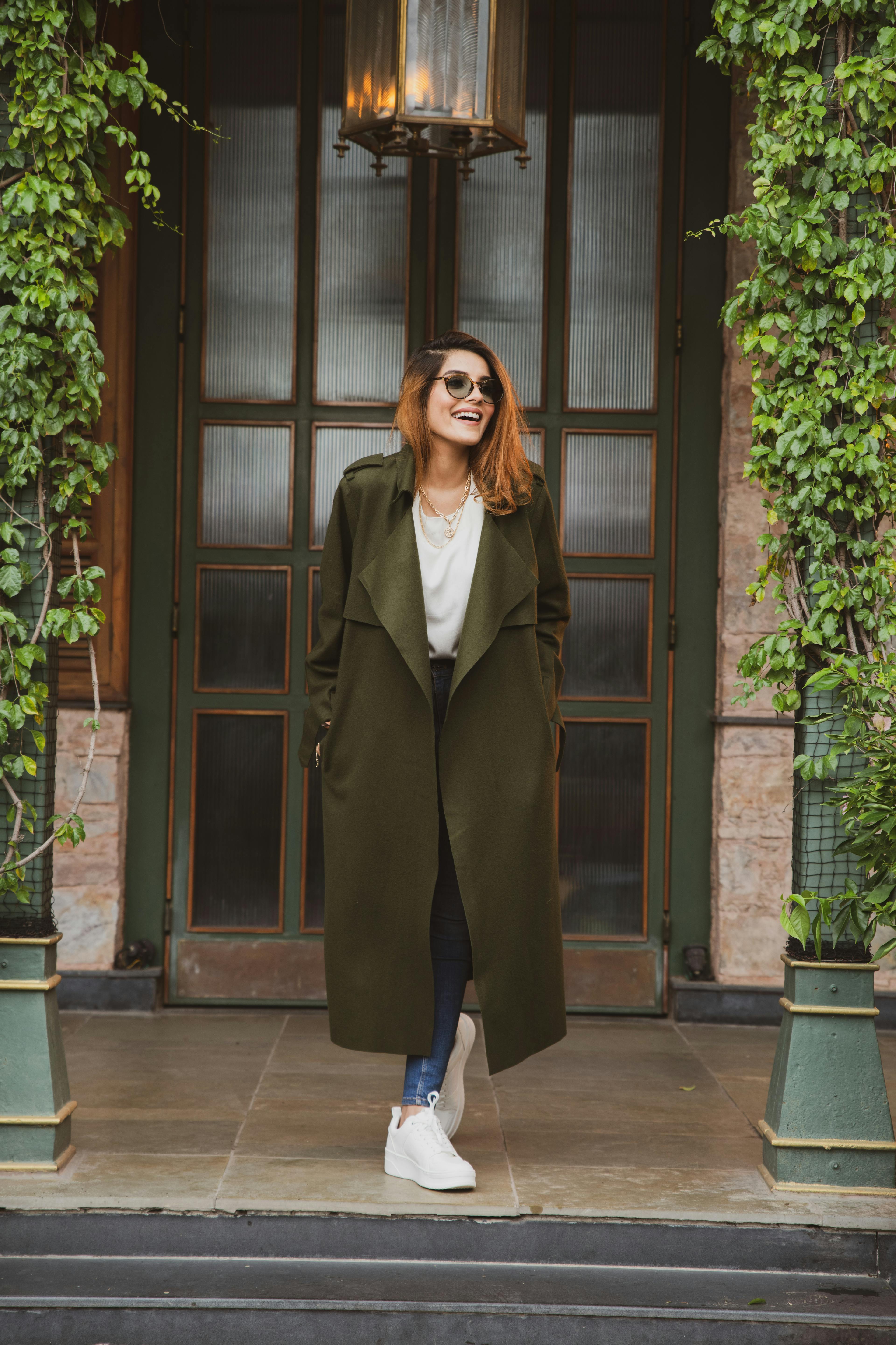 Wool Longline Trench Coat, a product by House of Sangai