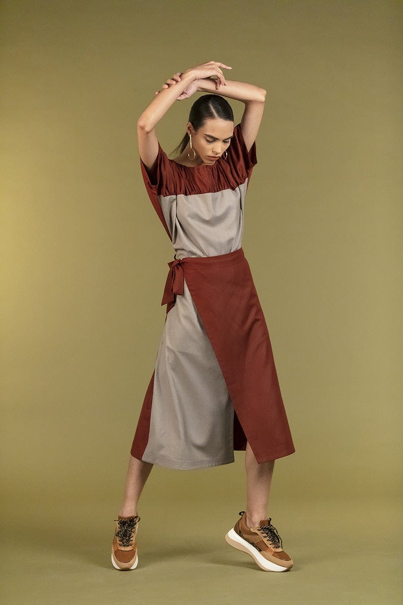 Thumbnail preview #2 for Wrap Skirt Dress