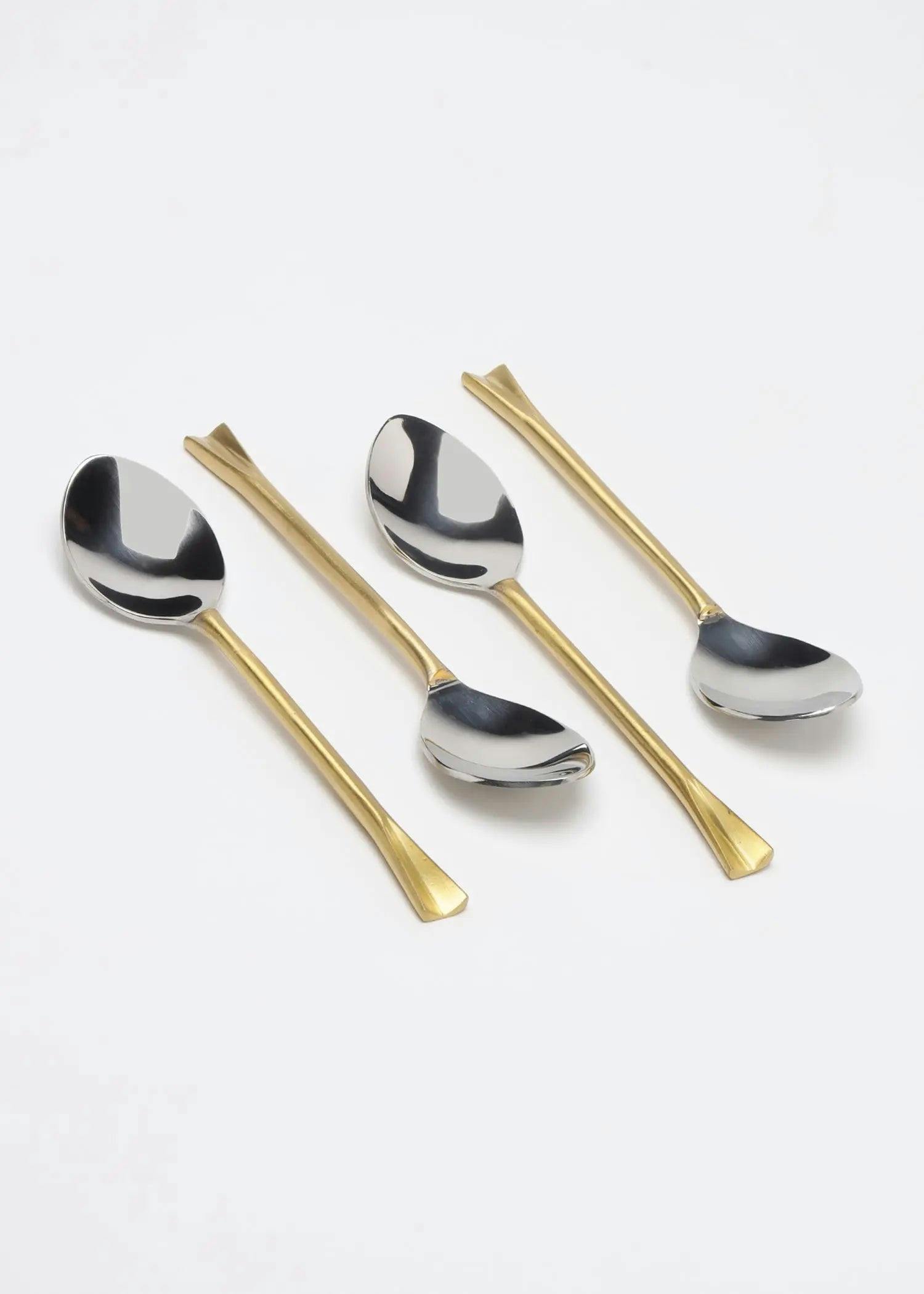 Sona Chaandi Dessert Spoons, a product by Gado Living