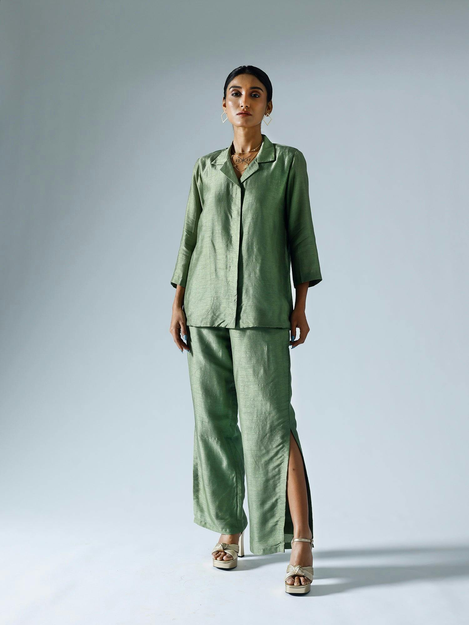 Green Blazer Co-ord Set, a product by KLAD