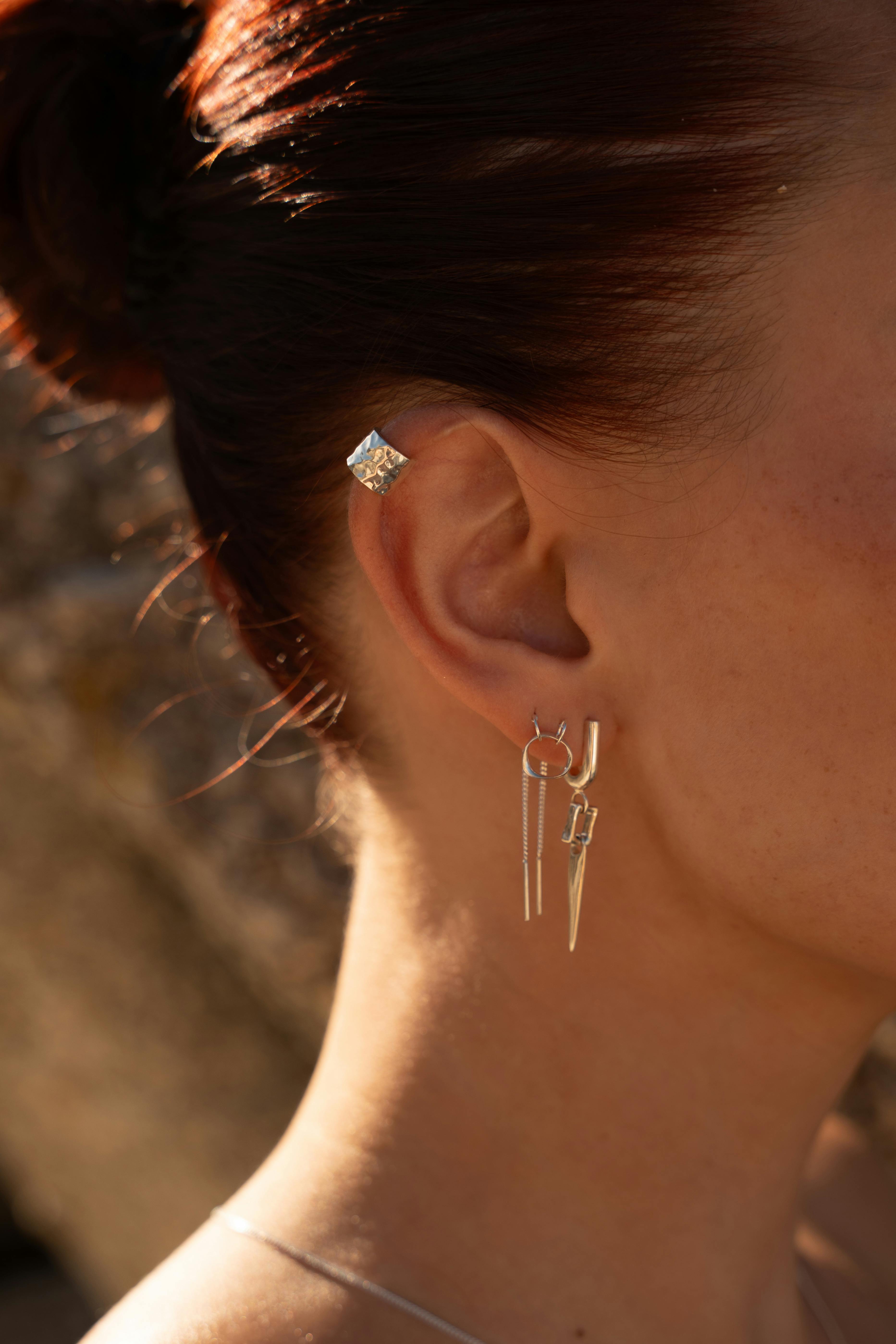Miya Earring Sterling Silver, a product by By Majime 