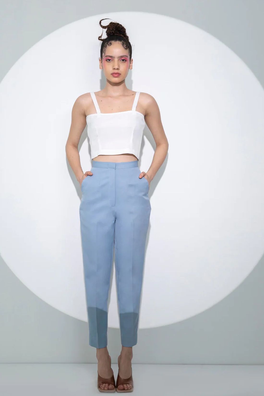 Straight-fit trousers, a product by Pocketful Of Cherrie