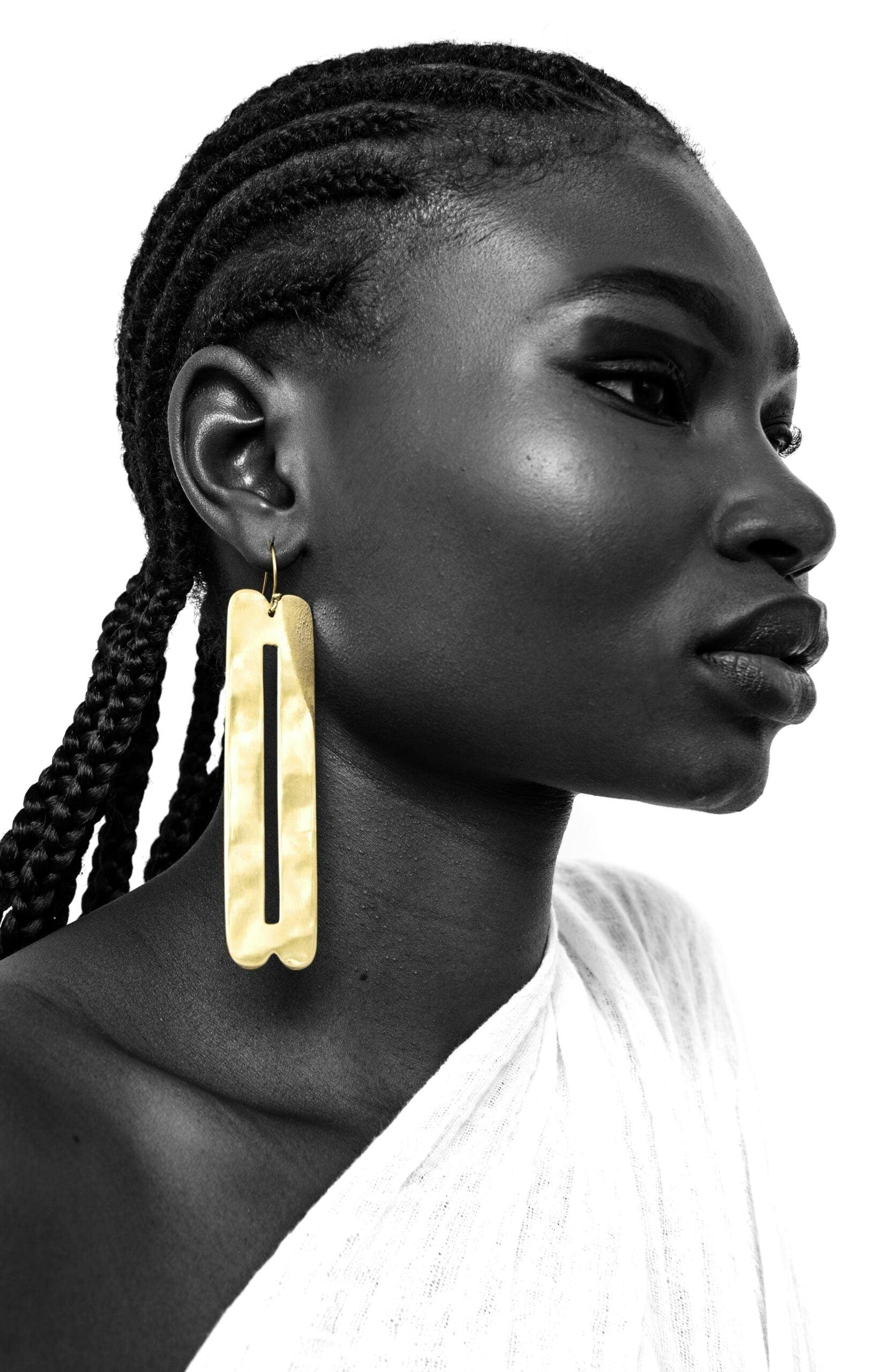 Fena Handmade Brass Earrings, a product by Adele Dejak